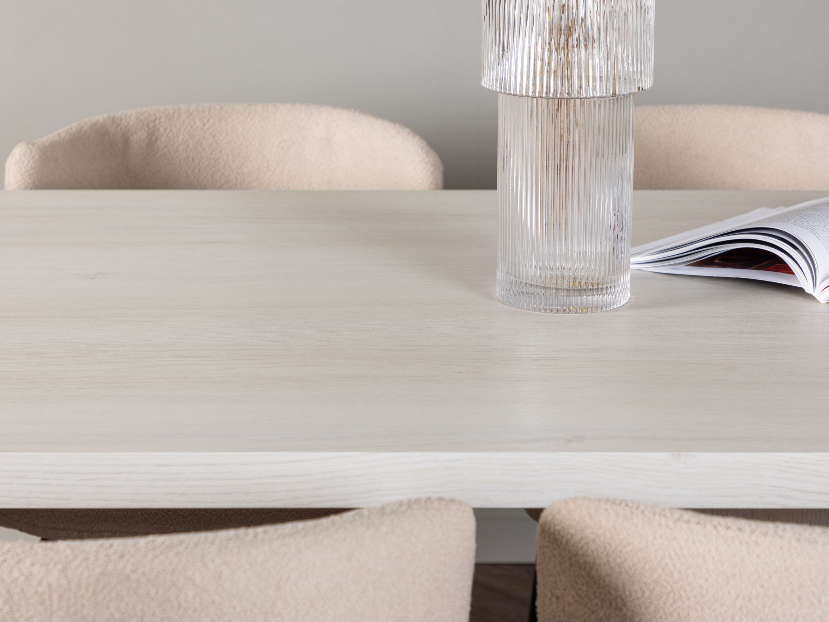 Borðstofusett Dallas 5080 (Beige)