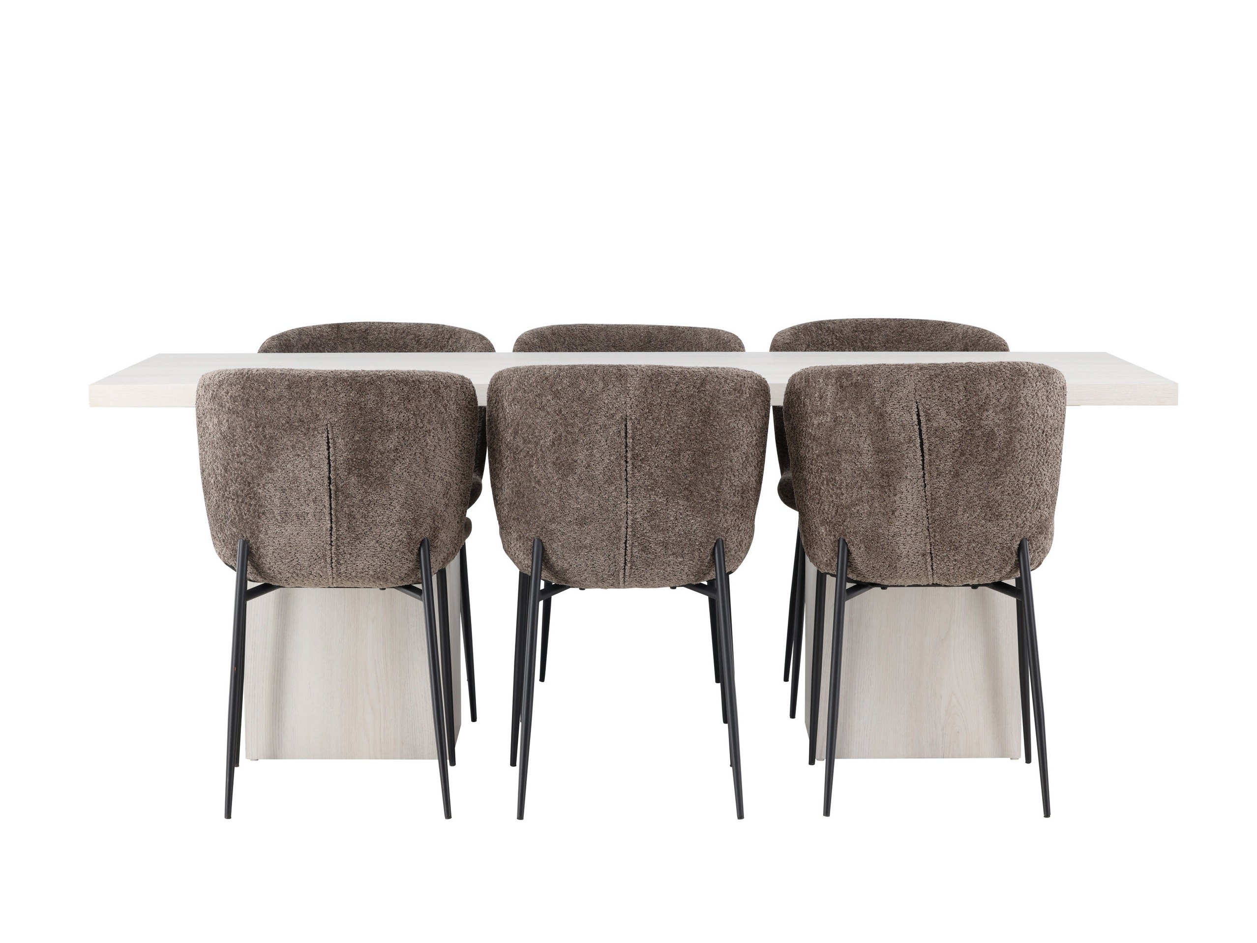 Borðstofusett Dallas 5080 (Brúnn)