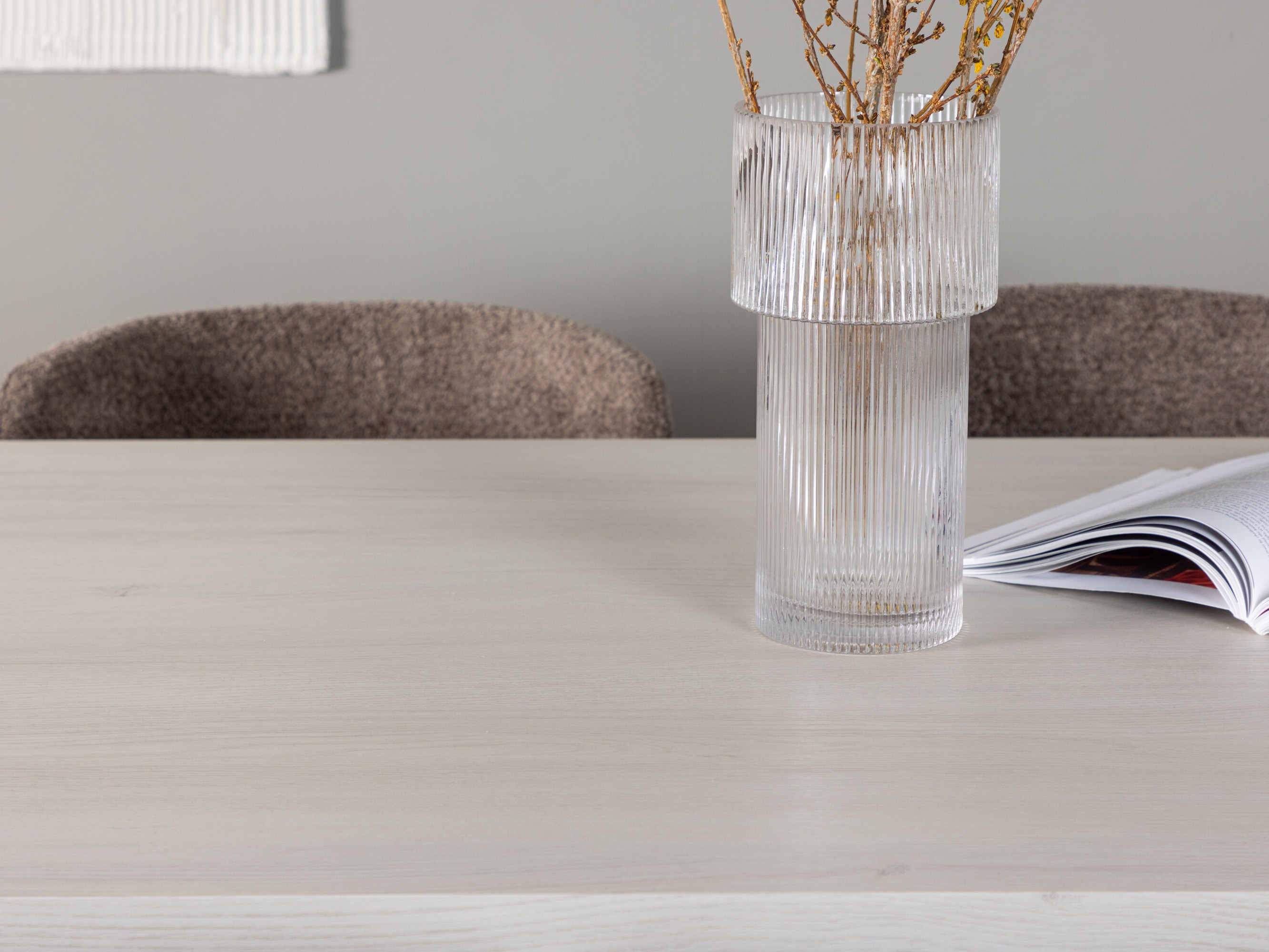 Borðstofusett Dallas 5080 (Brúnn)