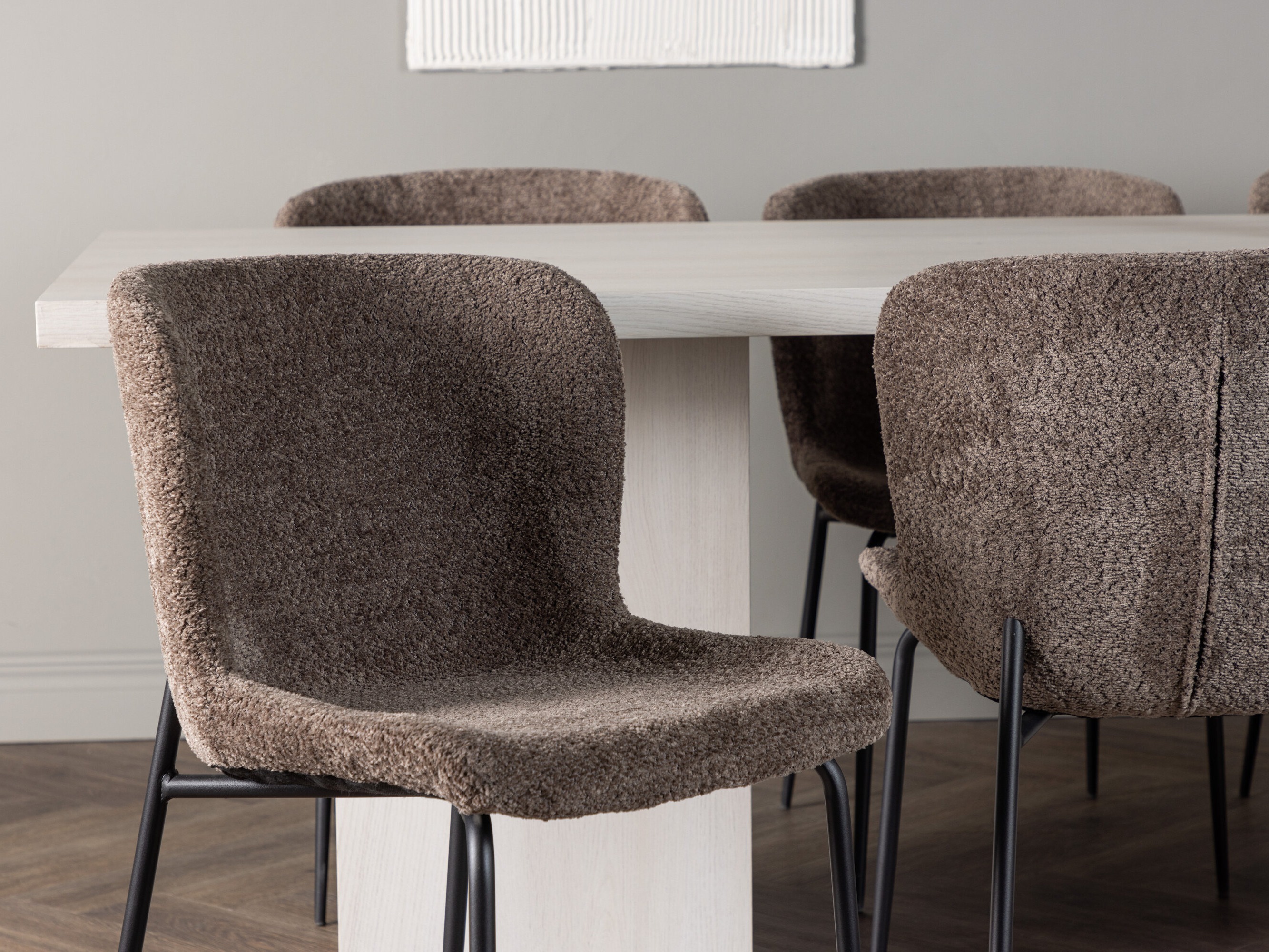 Borðstofusett Dallas 5080 (Brúnn)