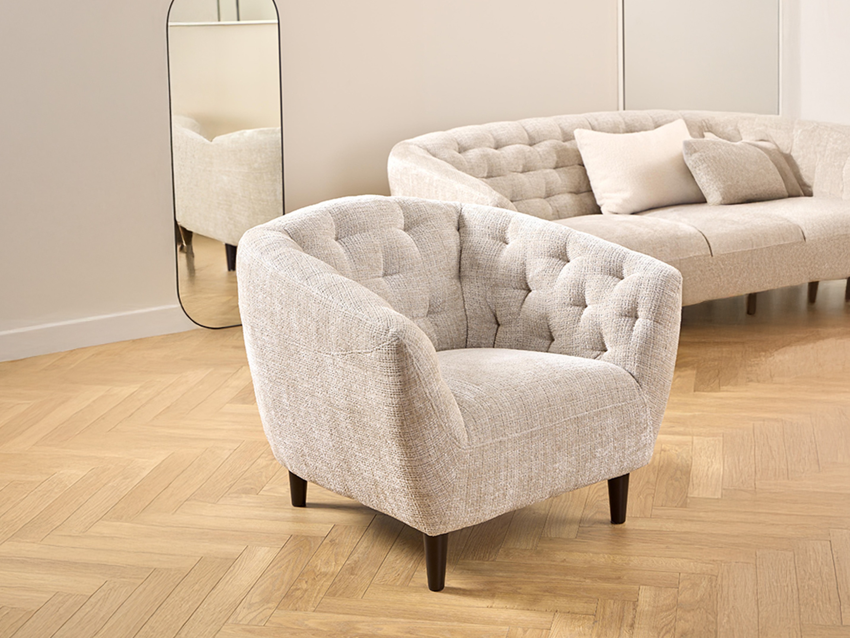Hægindastóll Norsica 264 (Beige)