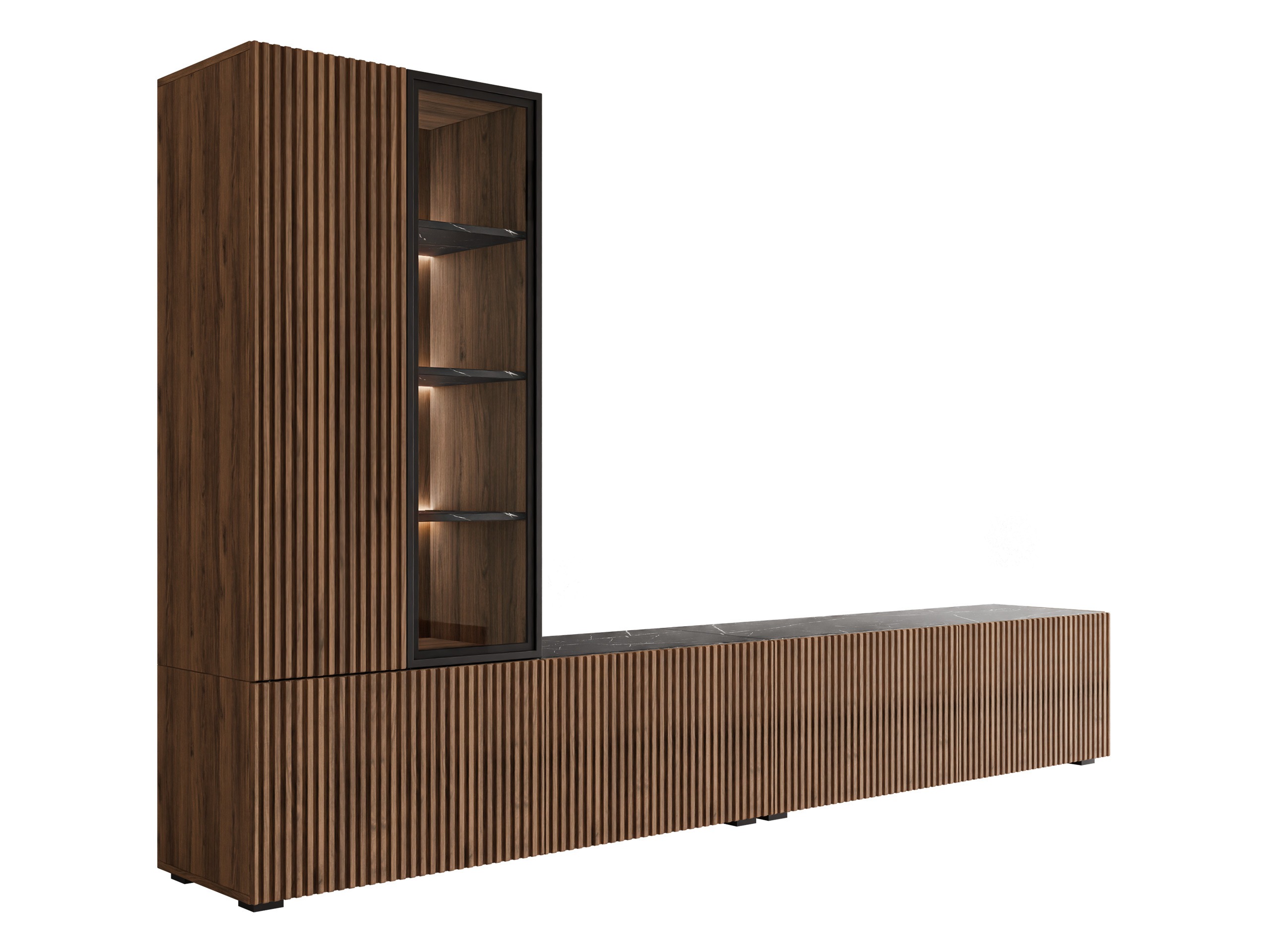 Stofusett Comfivo Tutelar (Valhneta + Svartur marmari)