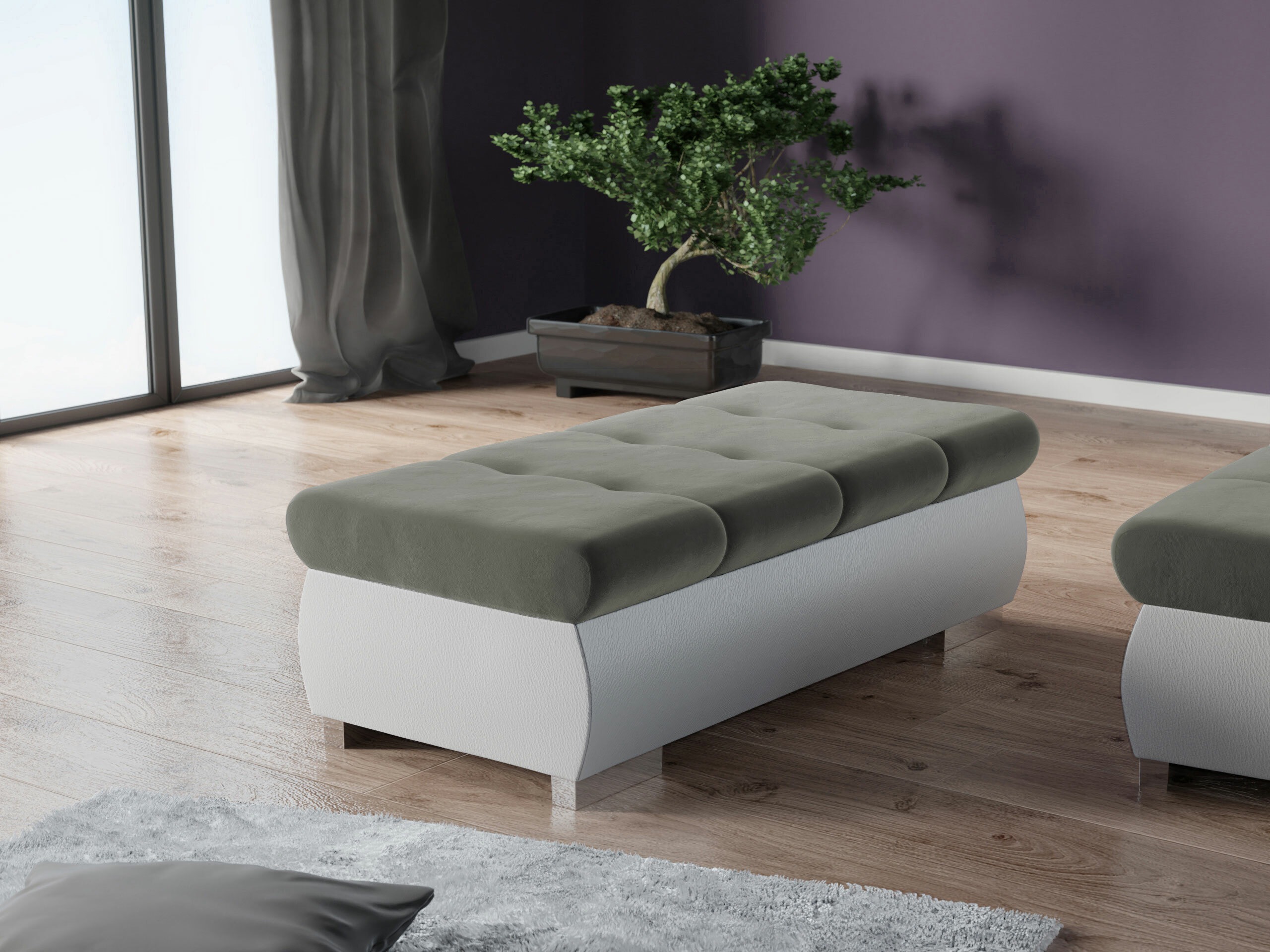 Bólstraður bekkur Comfivo Nitor I (Soft 017 + Magic Velvet 2217)