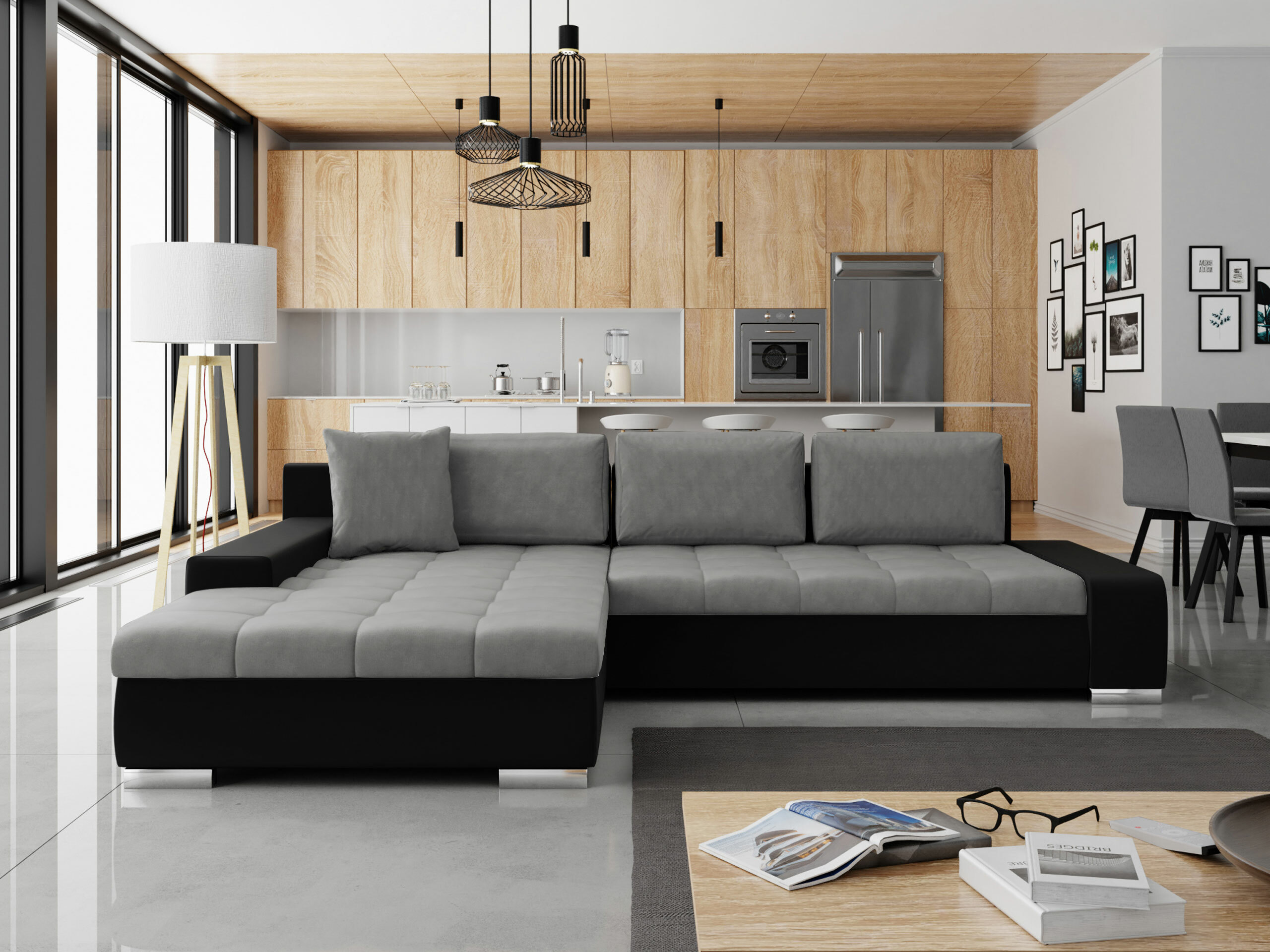 Horn­sófi Comfivo Nitor II (Magic Velvet 2219 + Magic Velvet 2217)