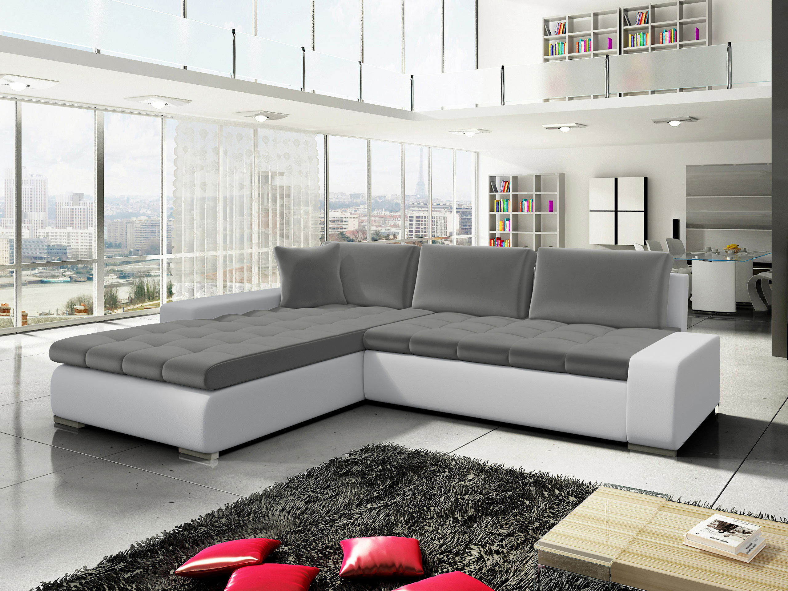Horn­sófi Comfivo Nitor II (Soft 017 + Magic Velvet 2217)