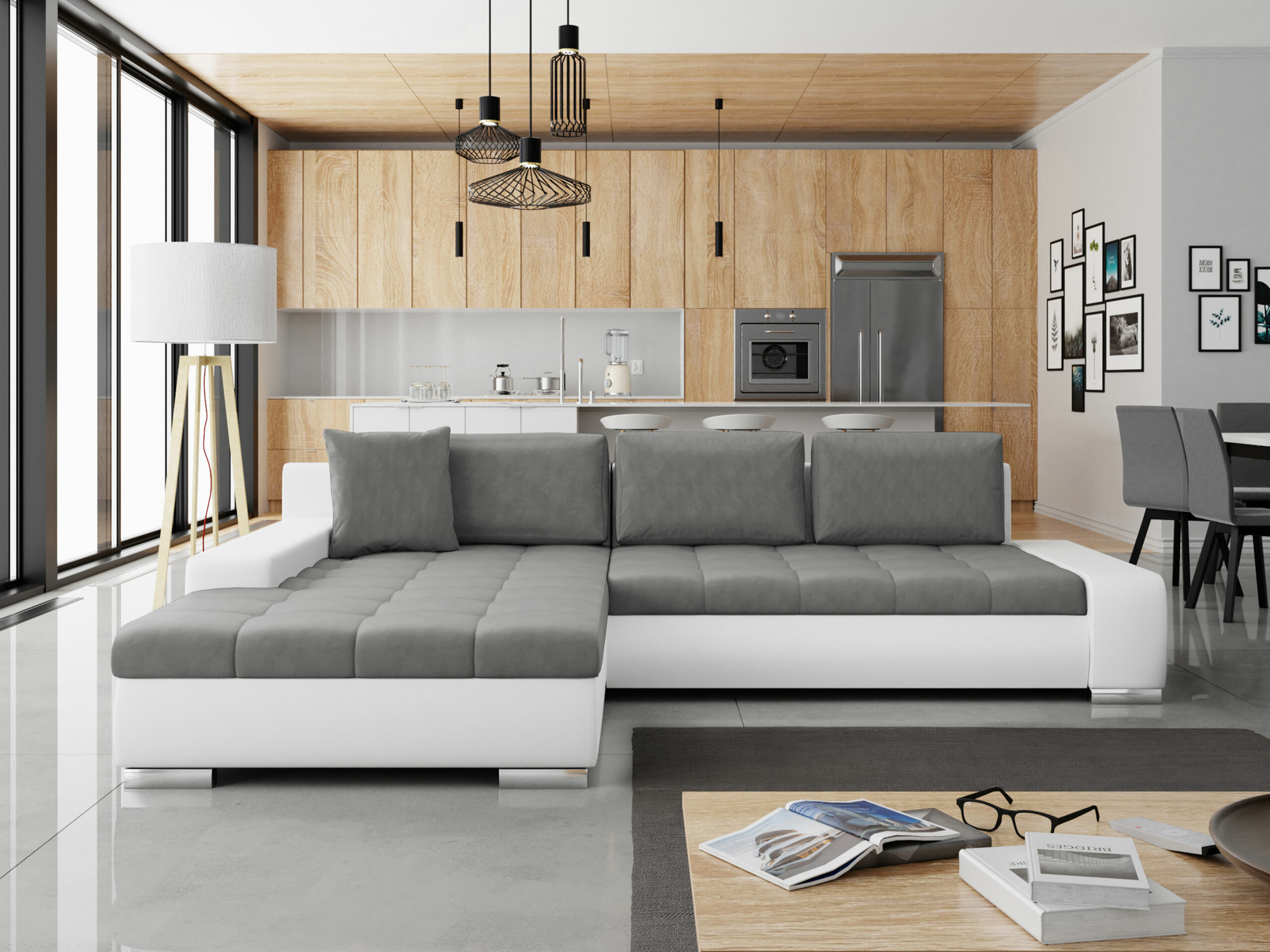 Horn­sófi Comfivo Nitor II (Soft 017 + Magic Velvet 2217)