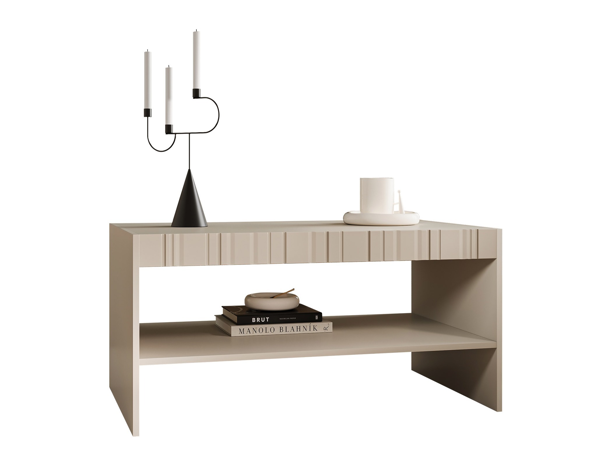 Sófaborð Evavese 107 (Beige)
