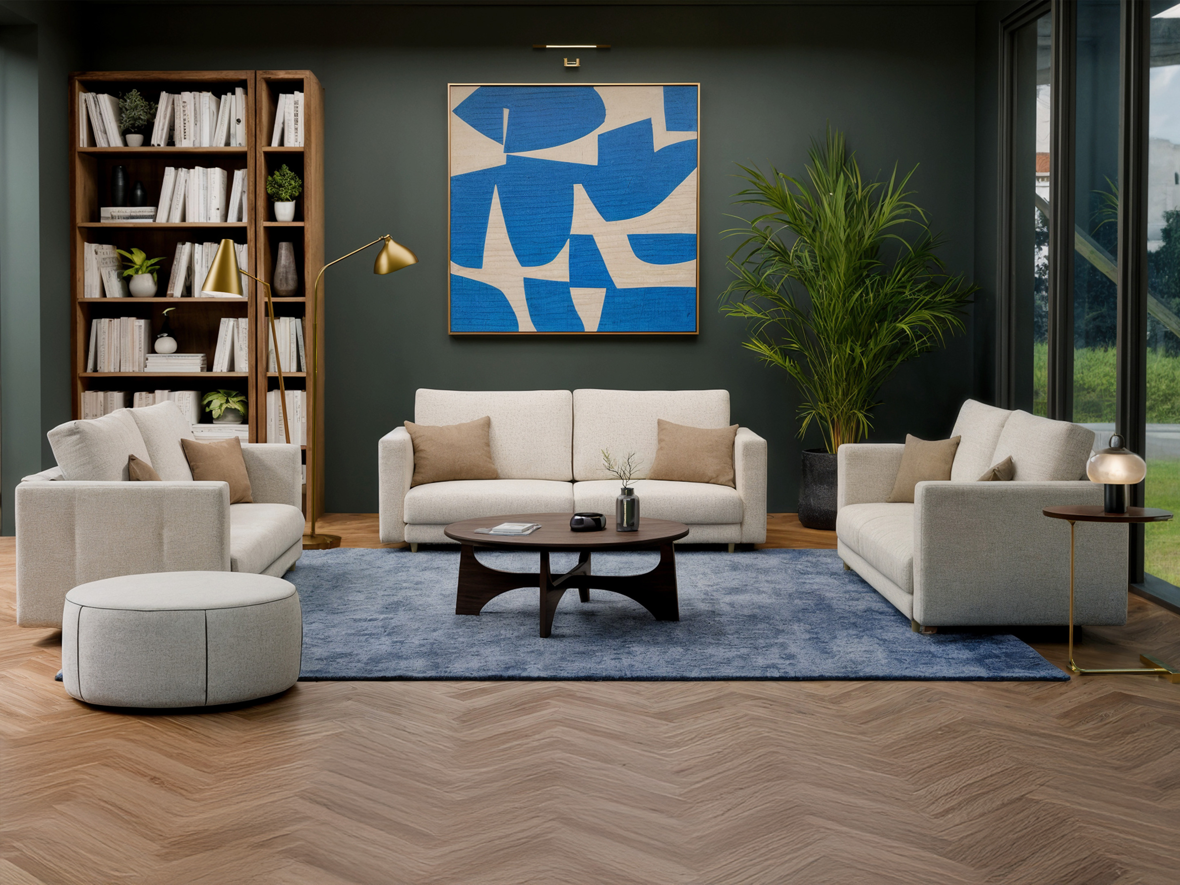 Svefnsófi Mandeville 353 (Beige)