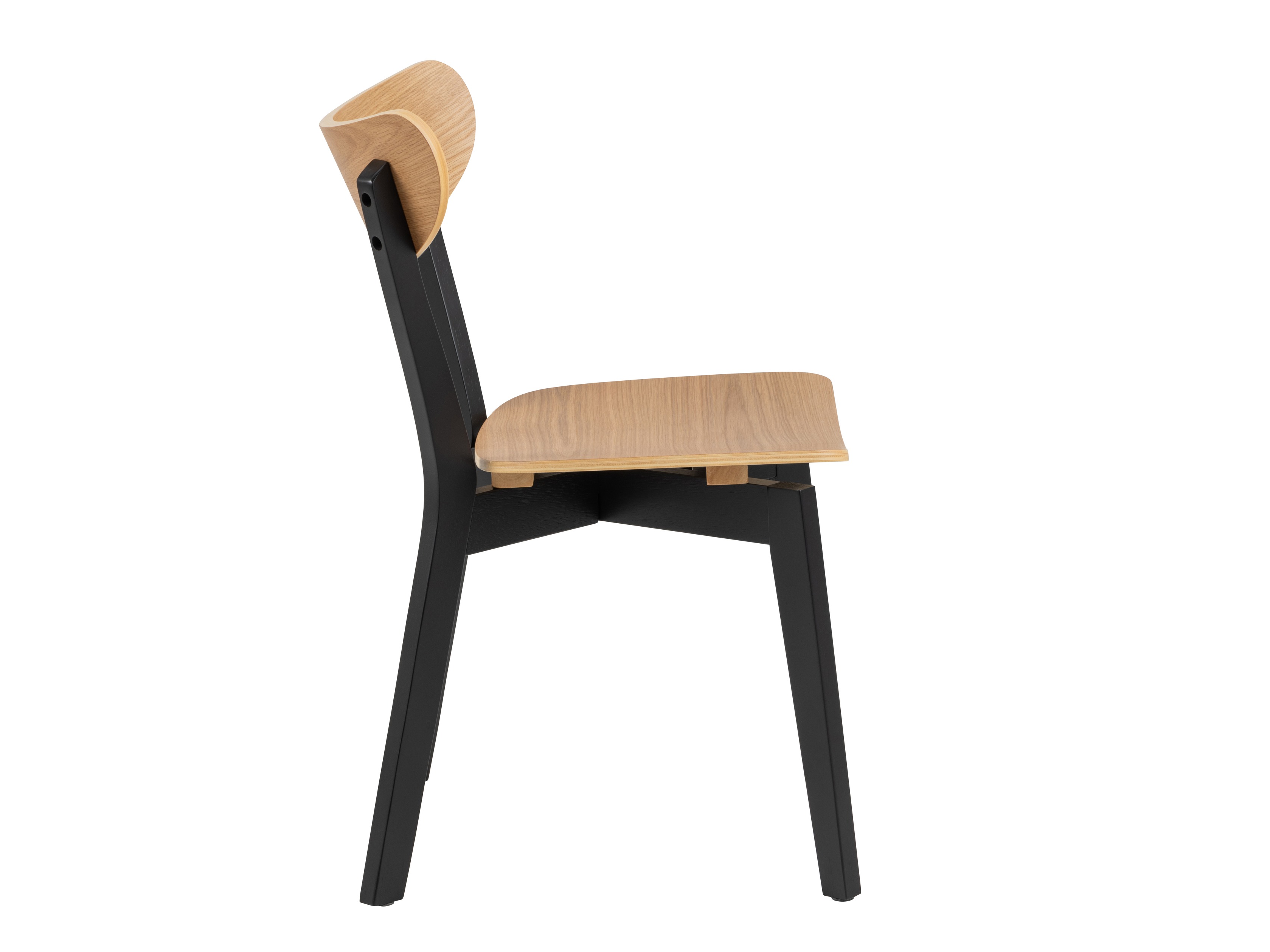 Borðstofusett Norsica 992 (Eik + Svartur)