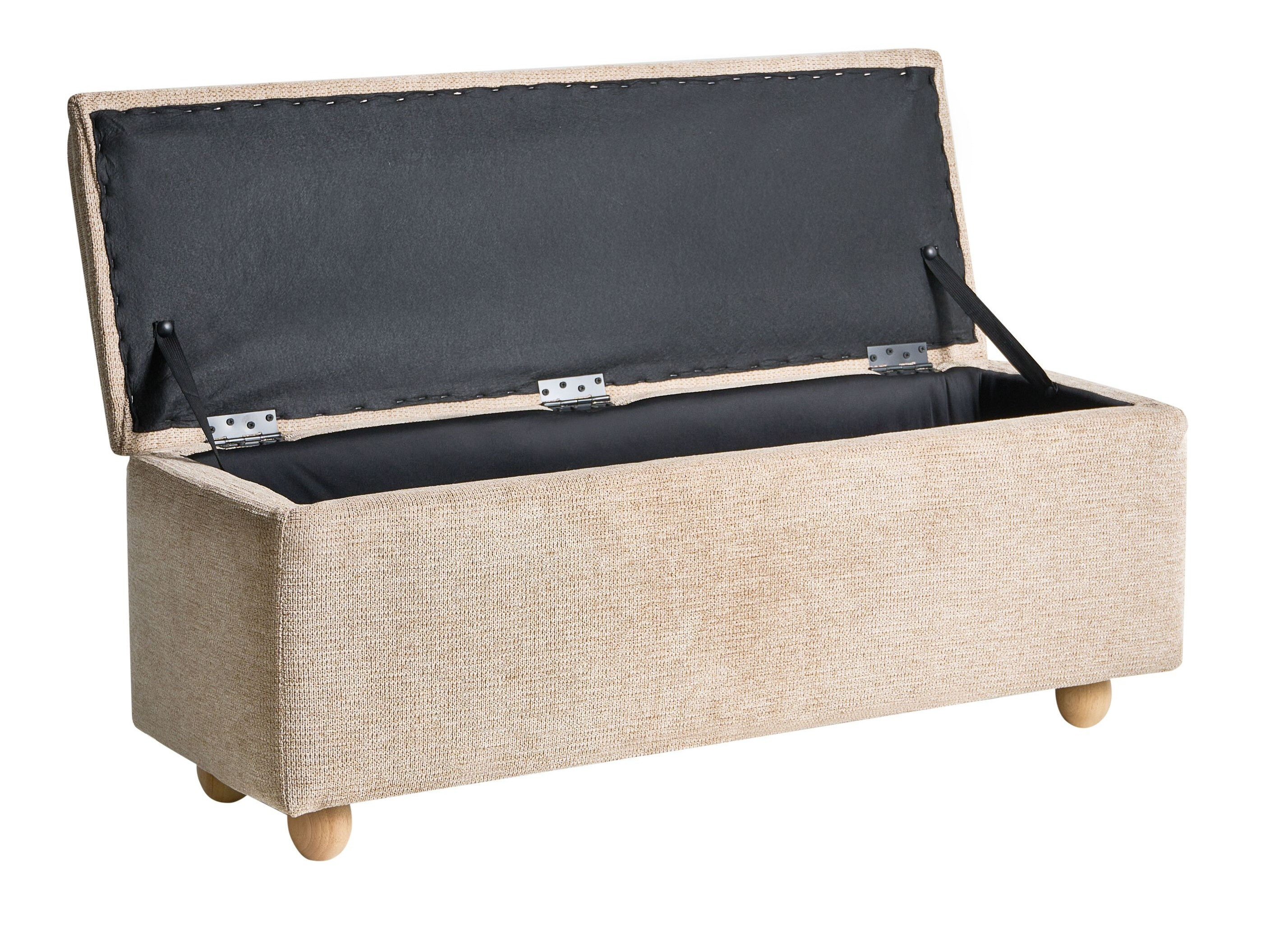 Bólstraður bekkur Berwyn 2918 (Beige)