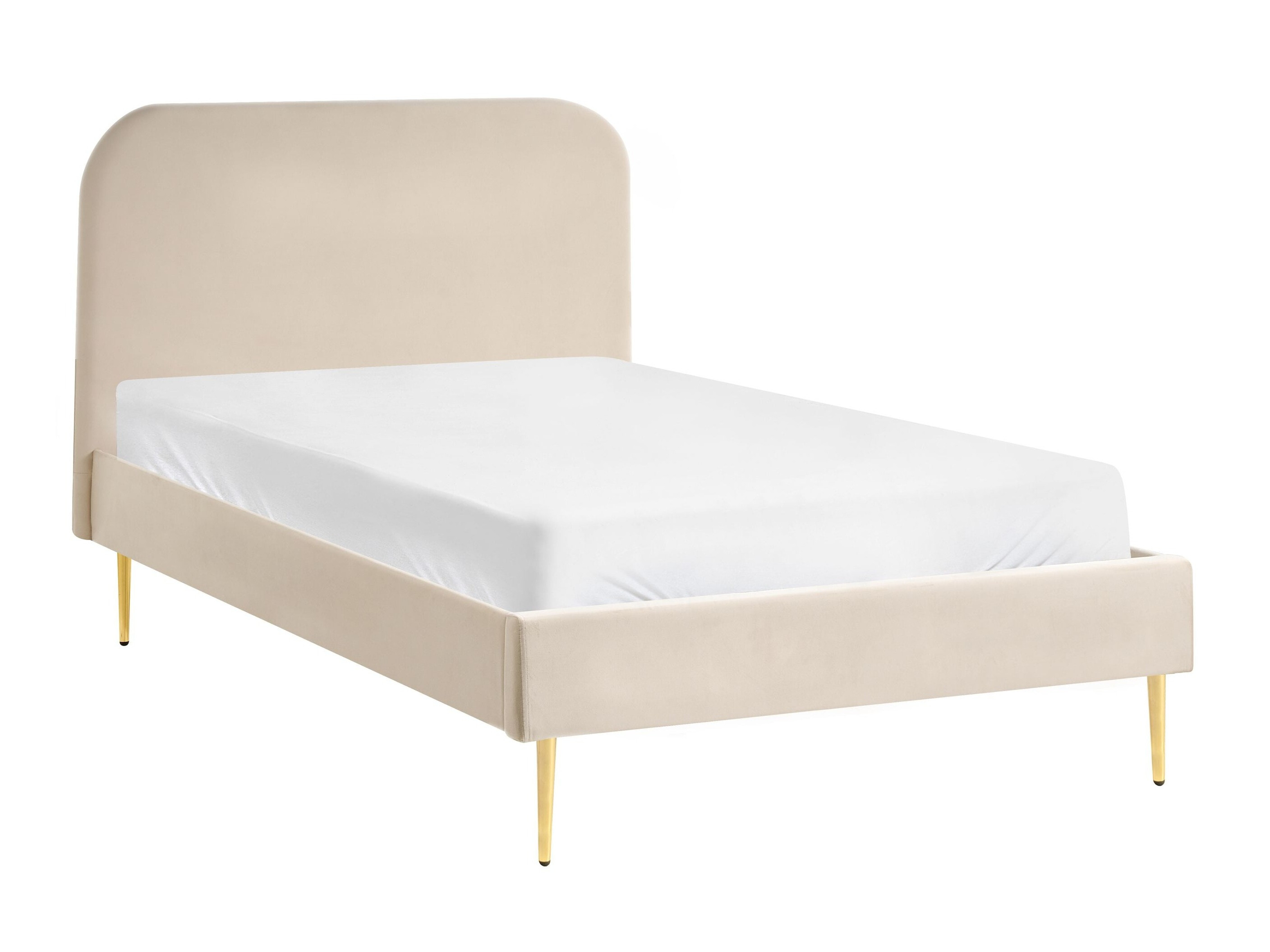 Rúm Berwyn 328 (Beige + Gylltur)