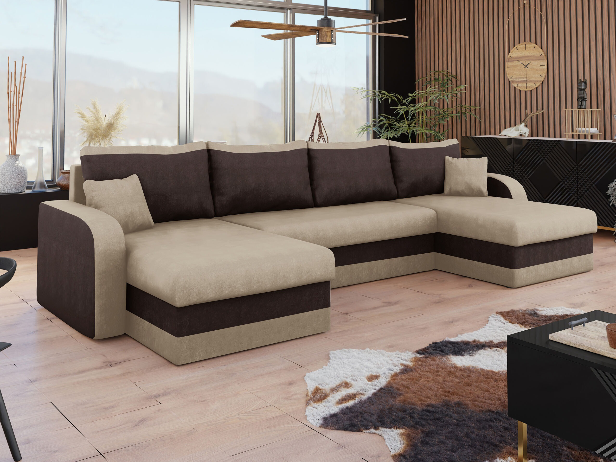 Horn­sófi Comfivo Melissa IV (Alova 07 + Alova 68)