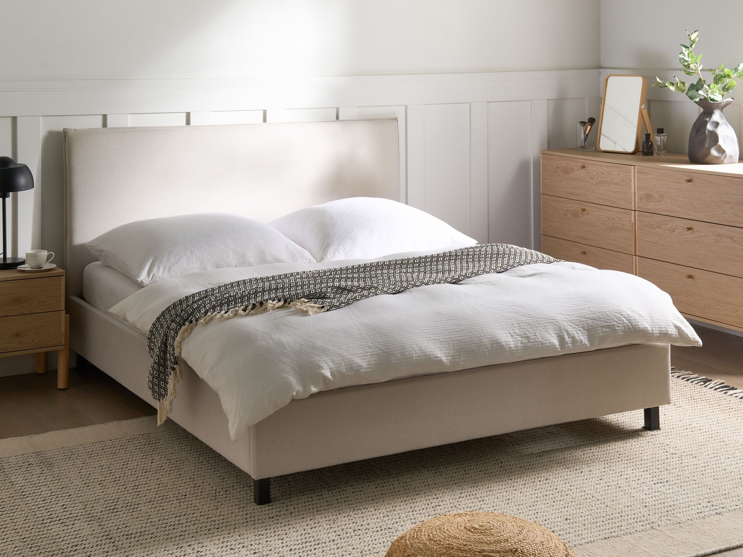 Rúm Berwyn 1121 (Beige)
