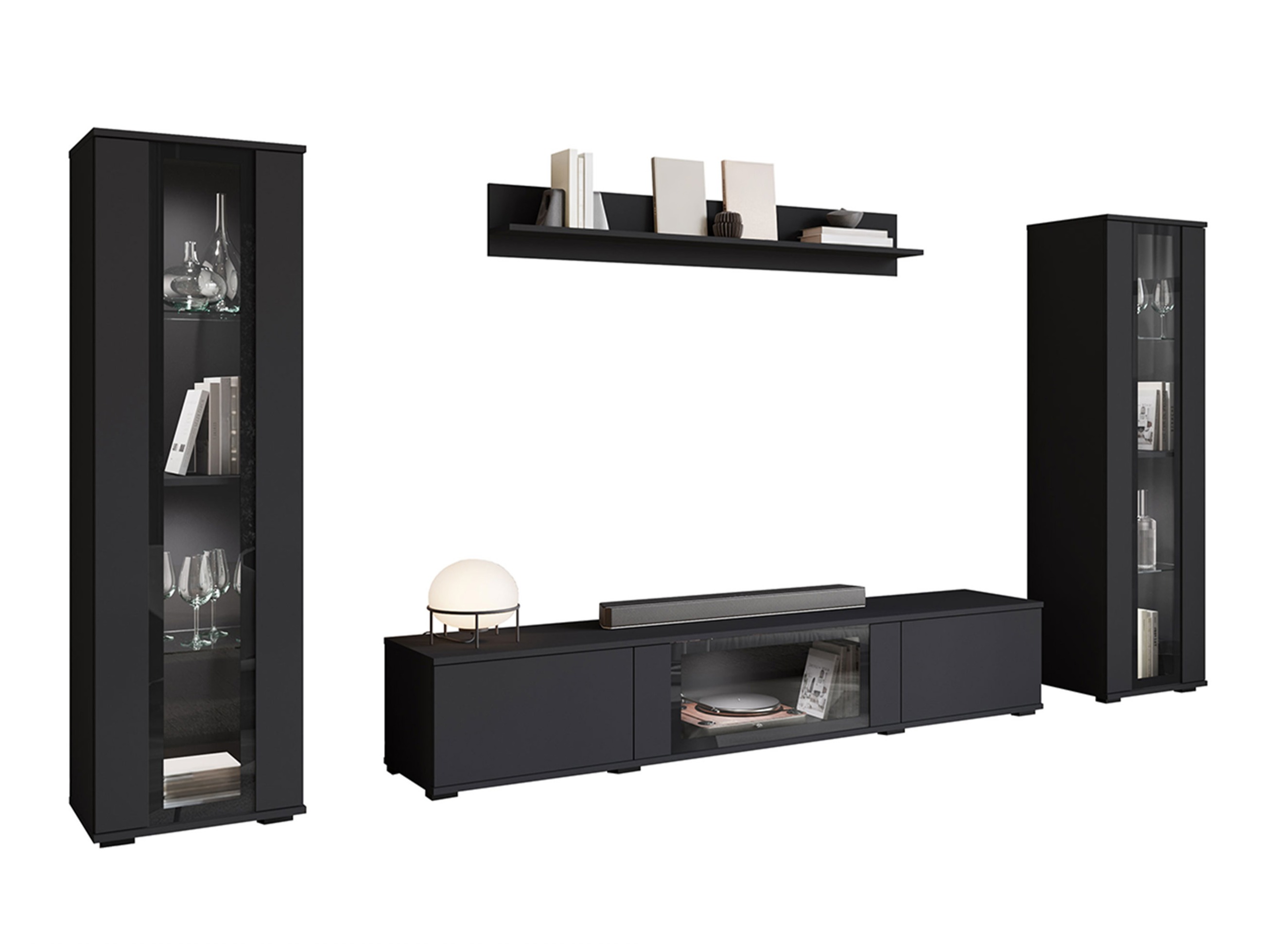 Stofusett Torcame 103 (Svartur)