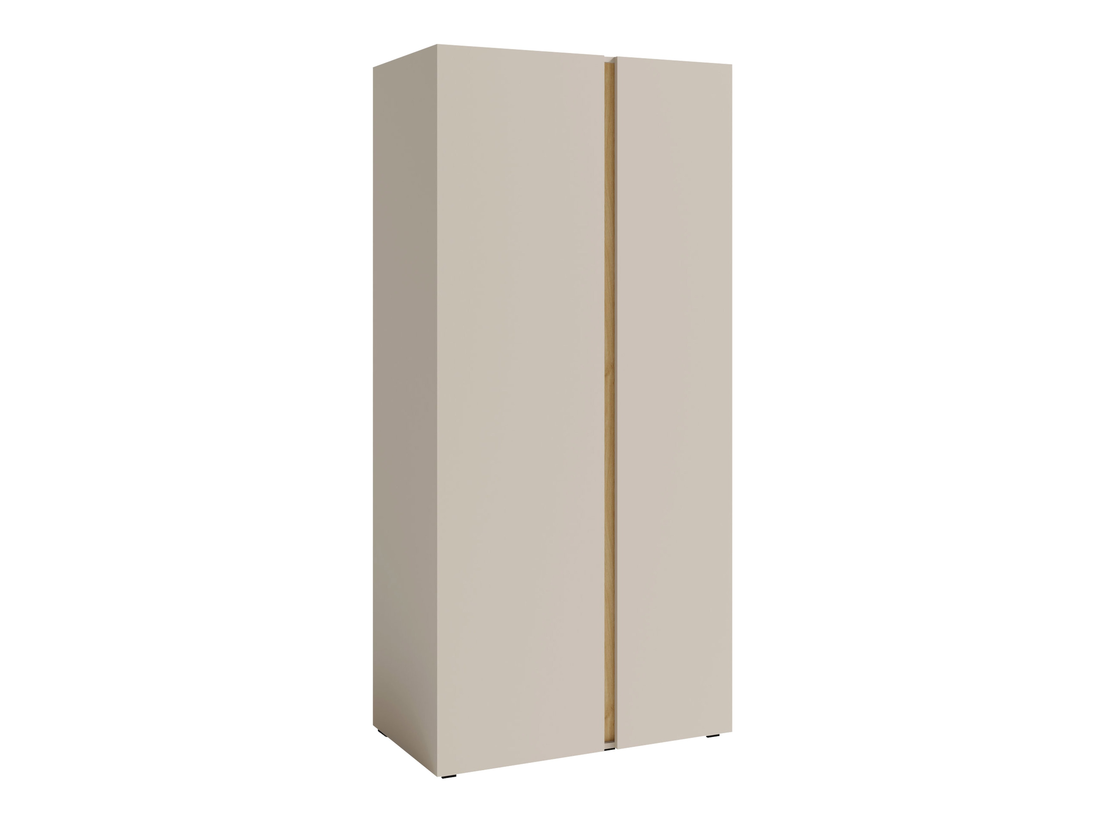 Fataskápur Fiosono 102 (Beige + Ljós eik)