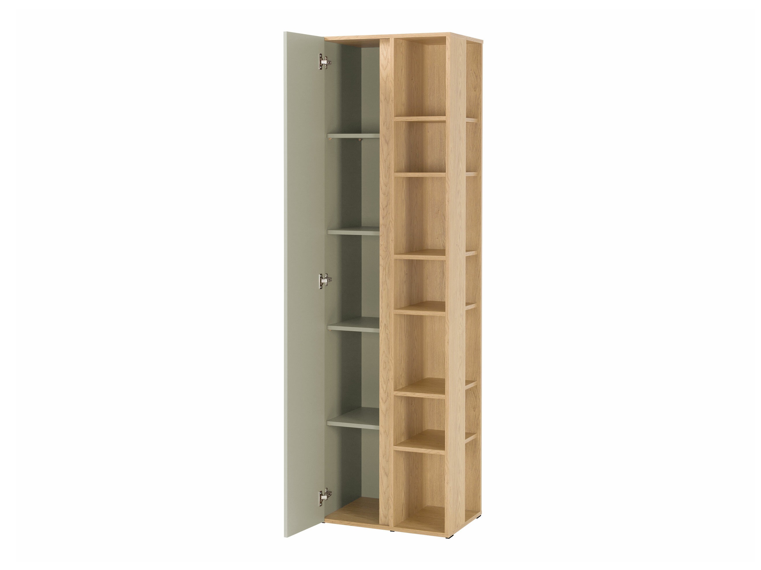 Bókahilla Fiosono 103 (Beige + Ljós eik)