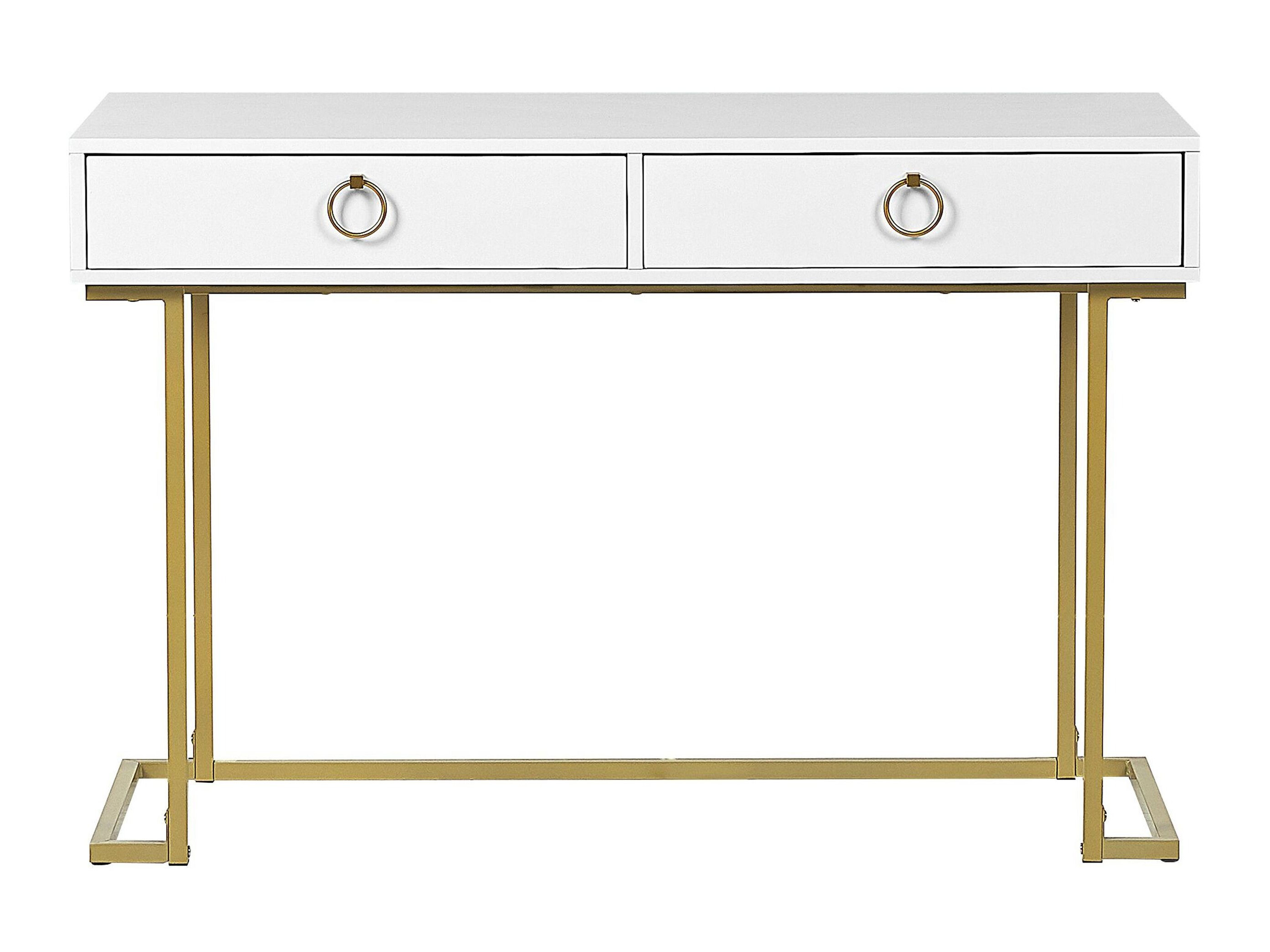 Console borð Berwyn 3020 (Hvítur + Gylltur)
