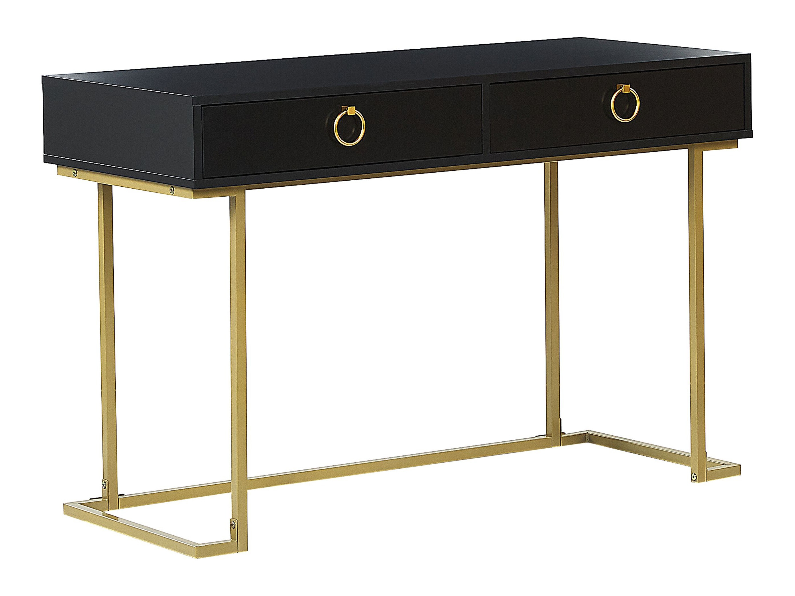 Console borð Berwyn 3020 (Svartur + Gylltur)