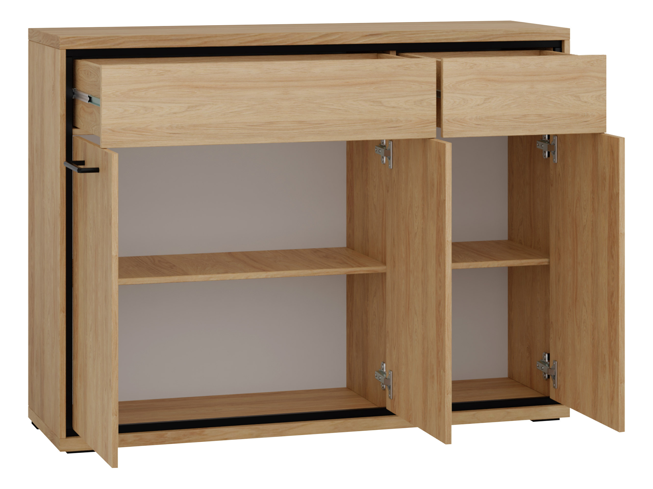 Stofusett Etrmoni 118 (Ljós viður + Eik)