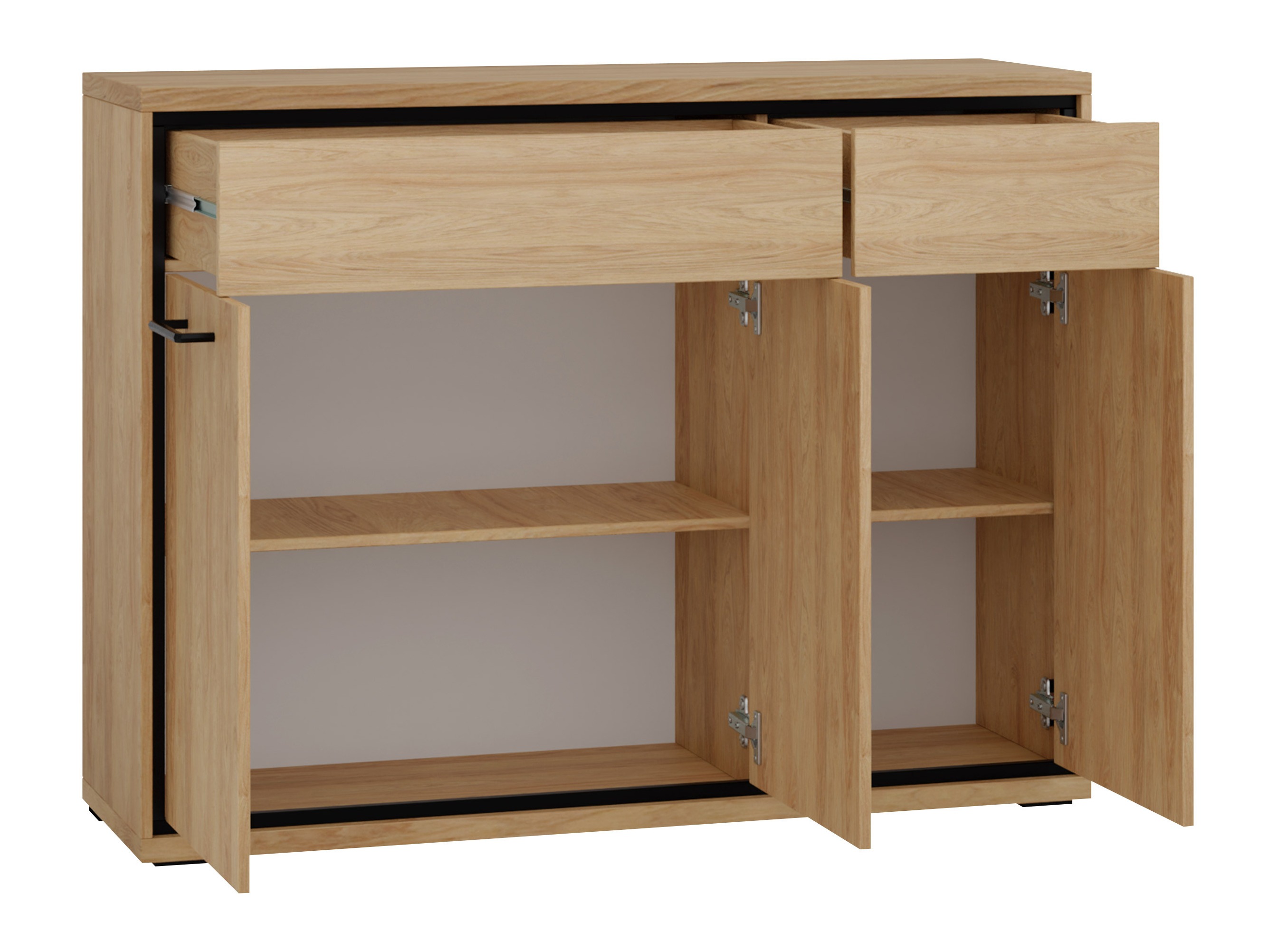 Stofusett Etrmoni 118 (Ljós viður + Eik)