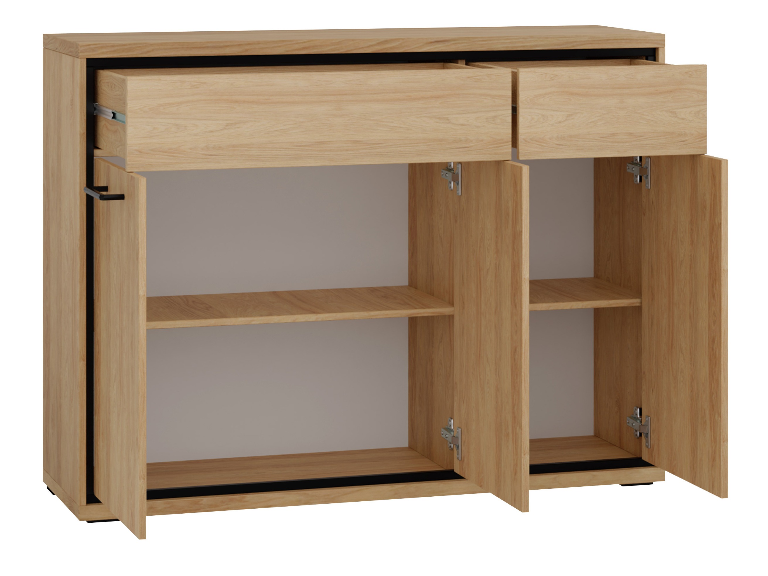 Stofusett Etrmoni 118 (Ljós viður + Eik)