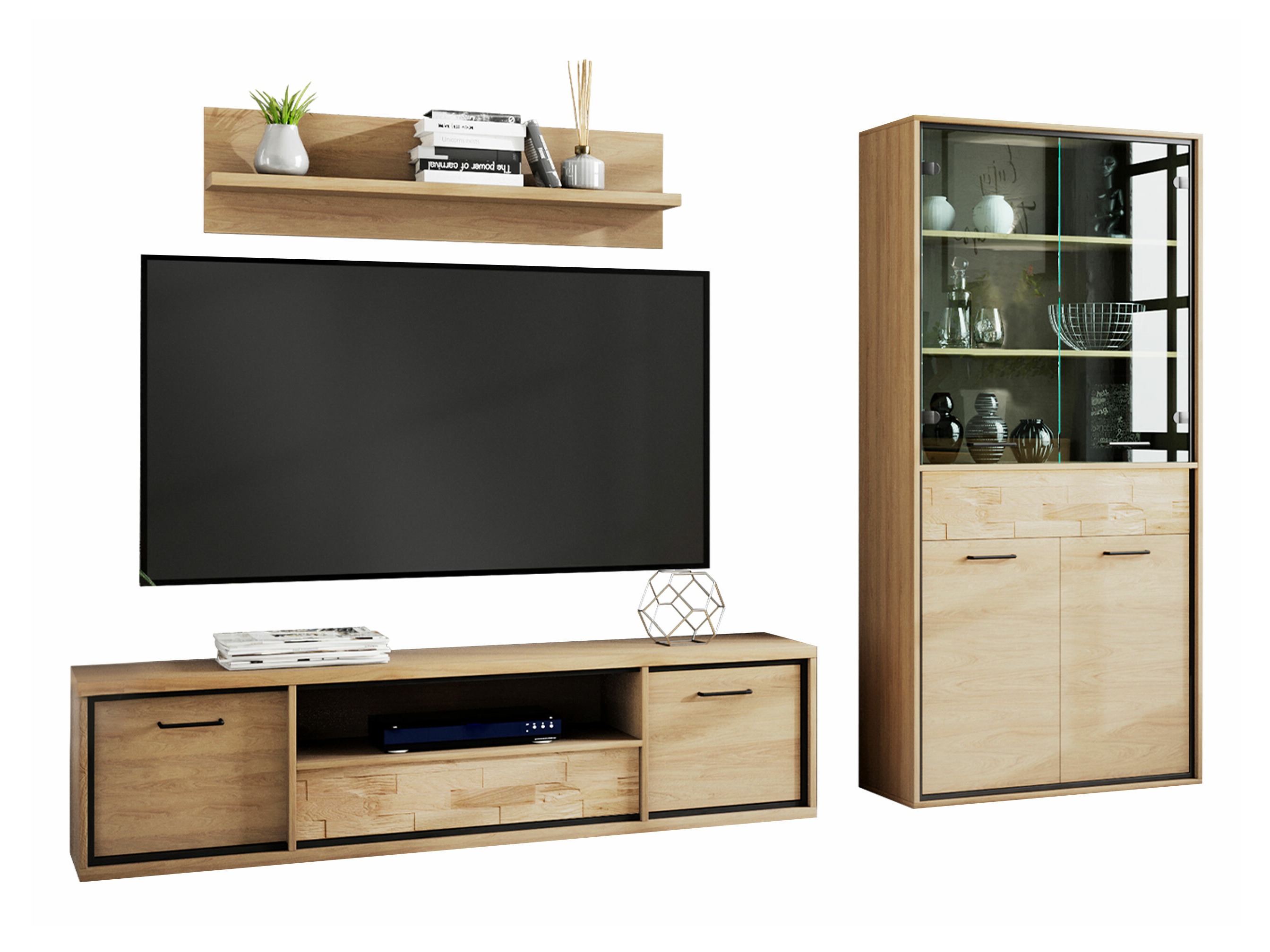 Stofusett Etrmoni 119 (Ljós viður + Eik)