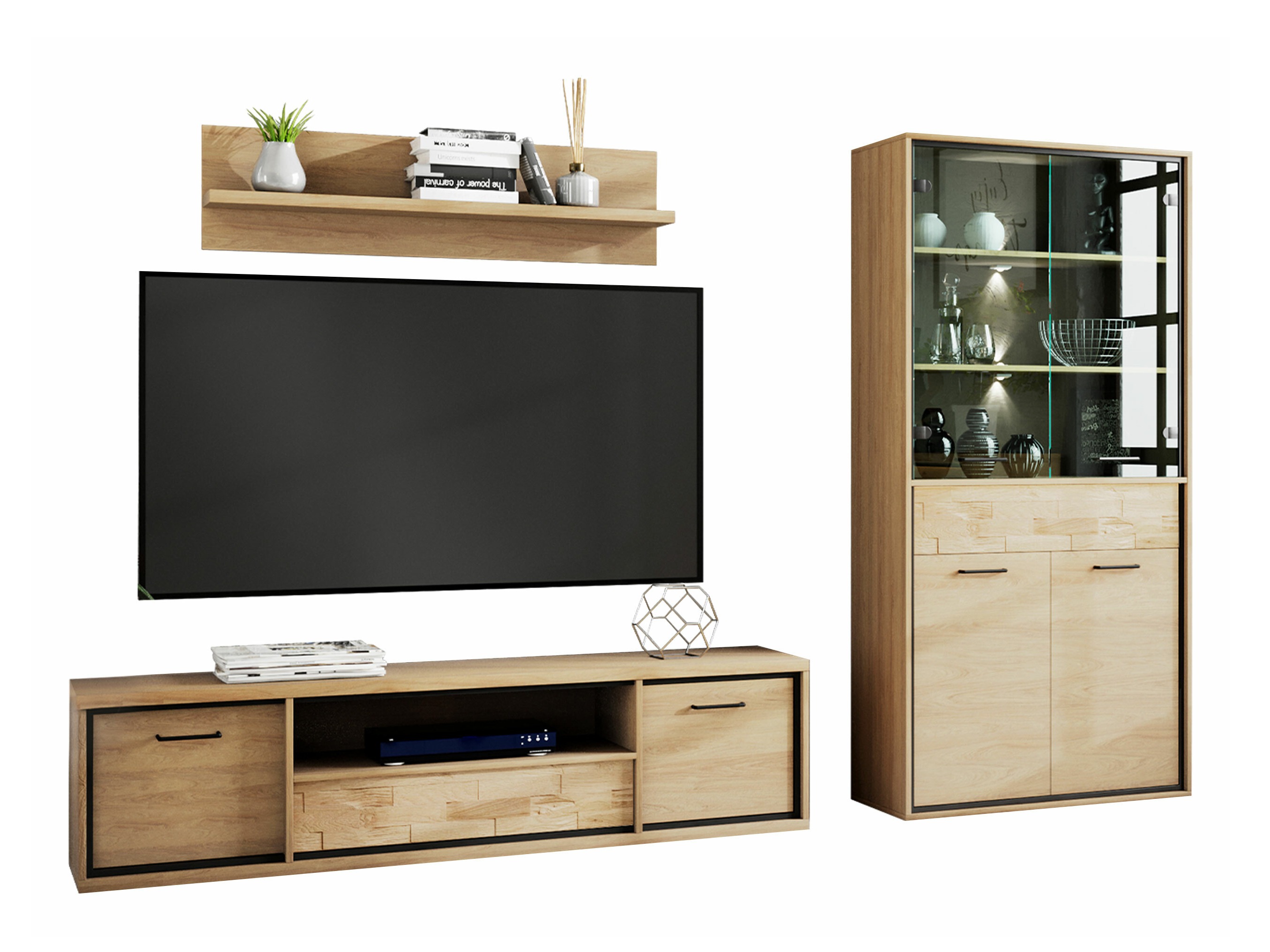 Stofusett Etrmoni 119 (Ljós viður + Eik)