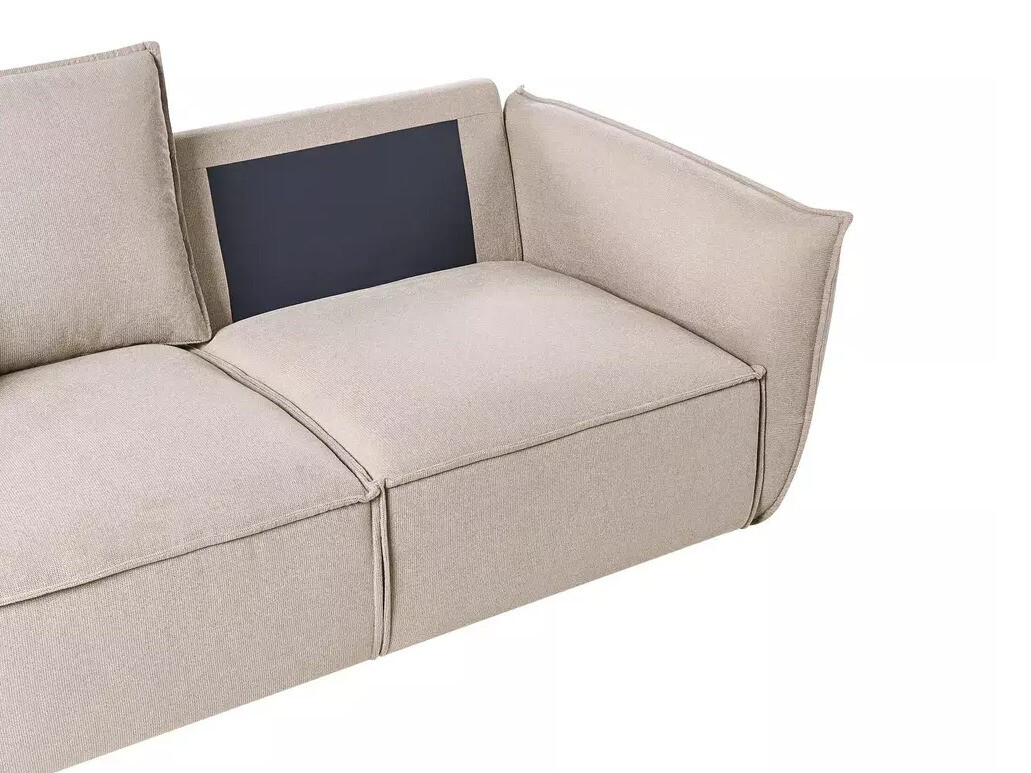 Bólstrað húsganasett Berwyn 3024 (Taupe)