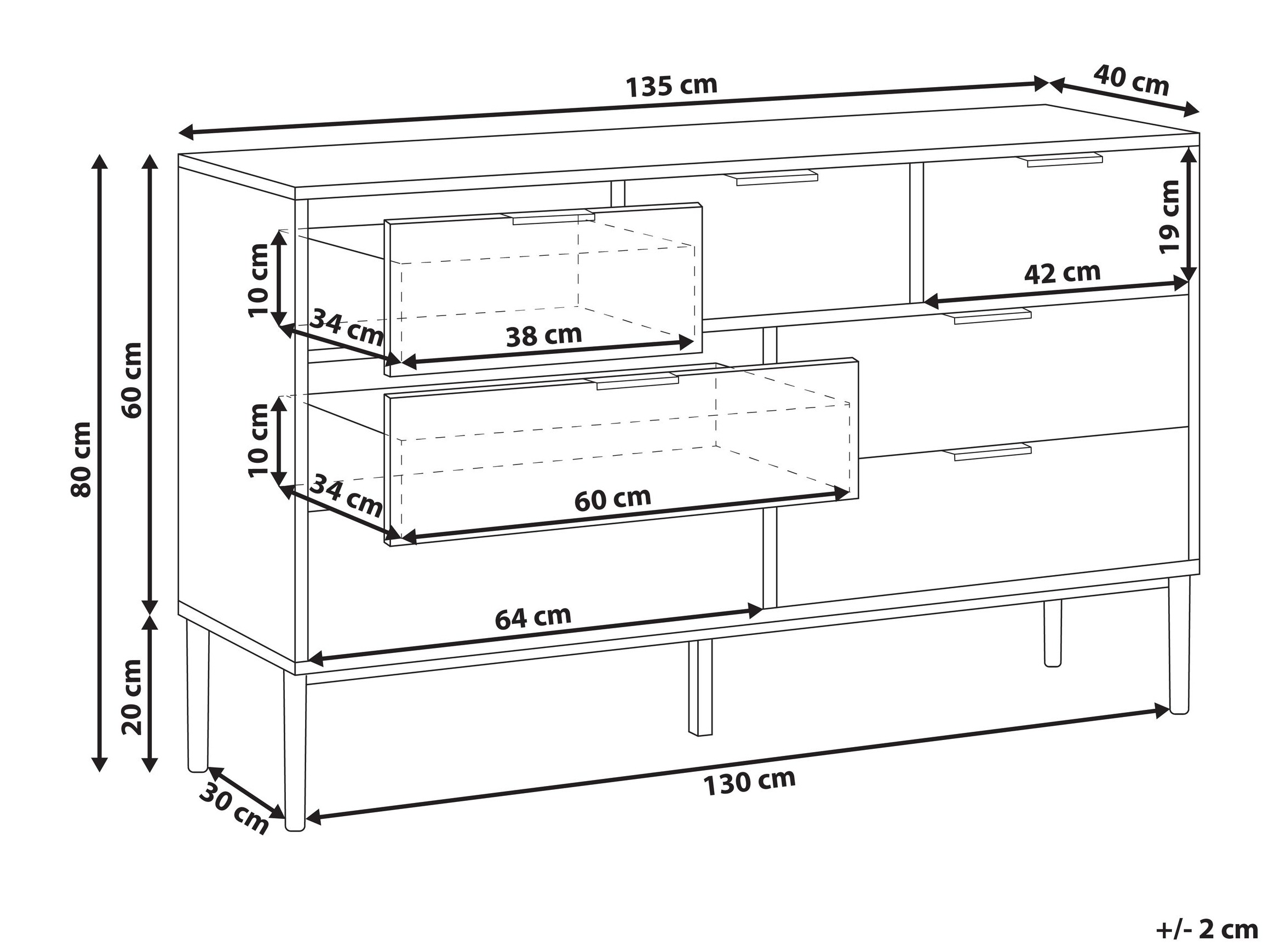 Kommóða Berwyn 3026