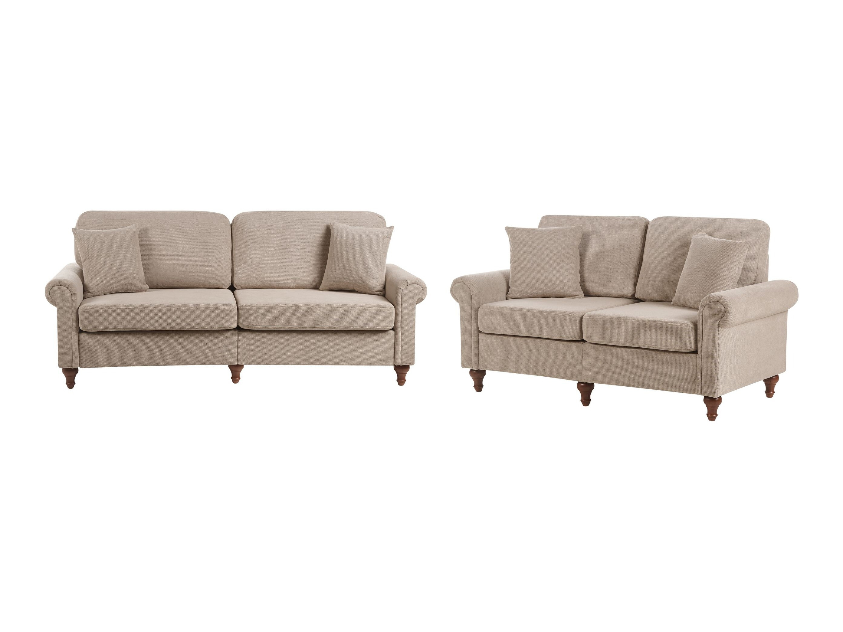 Bólstrað húsganasett Berwyn 3037 (Taupe)