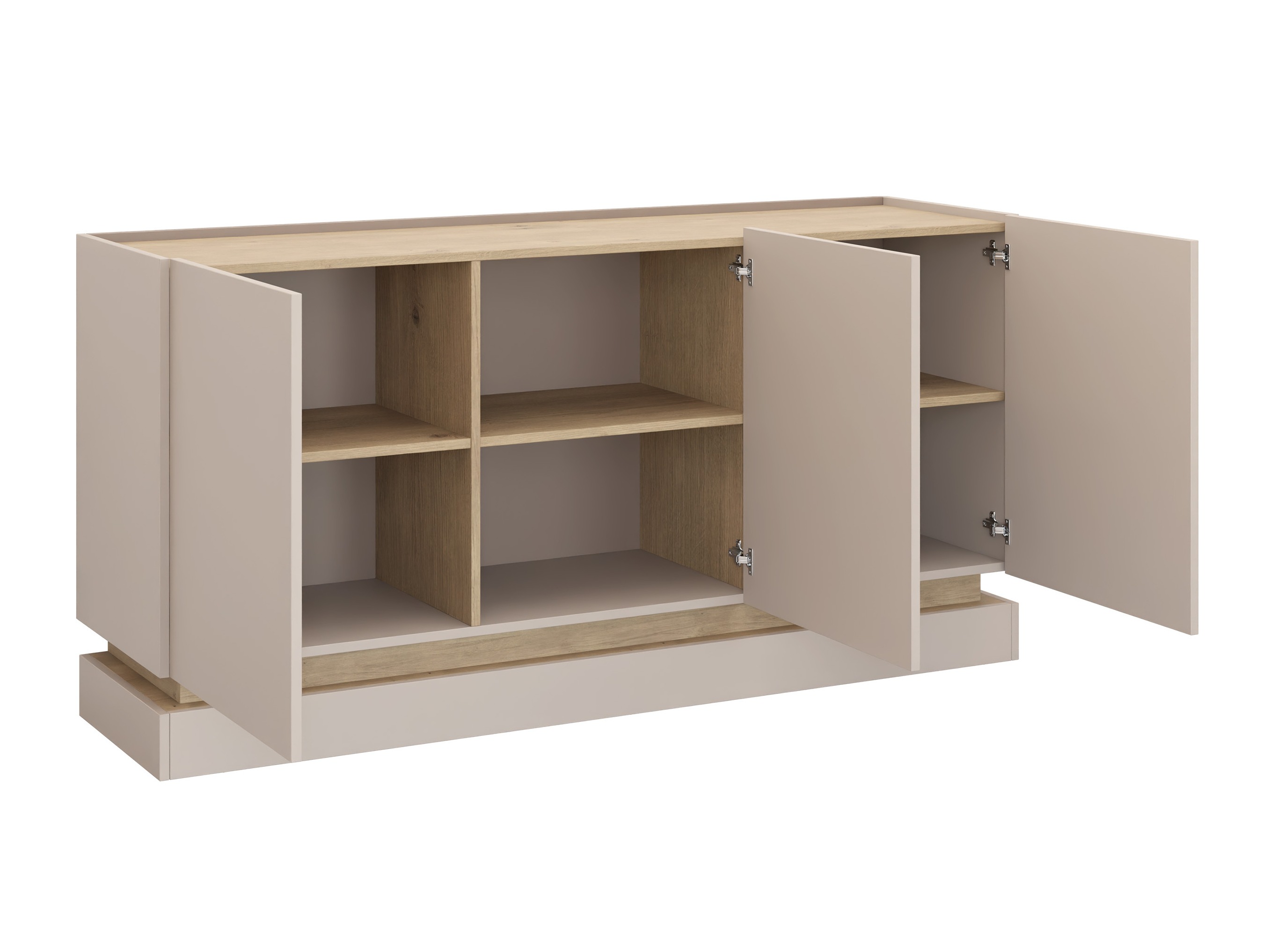 Stofusett Comfivo Tilia (Svartur + Eik)