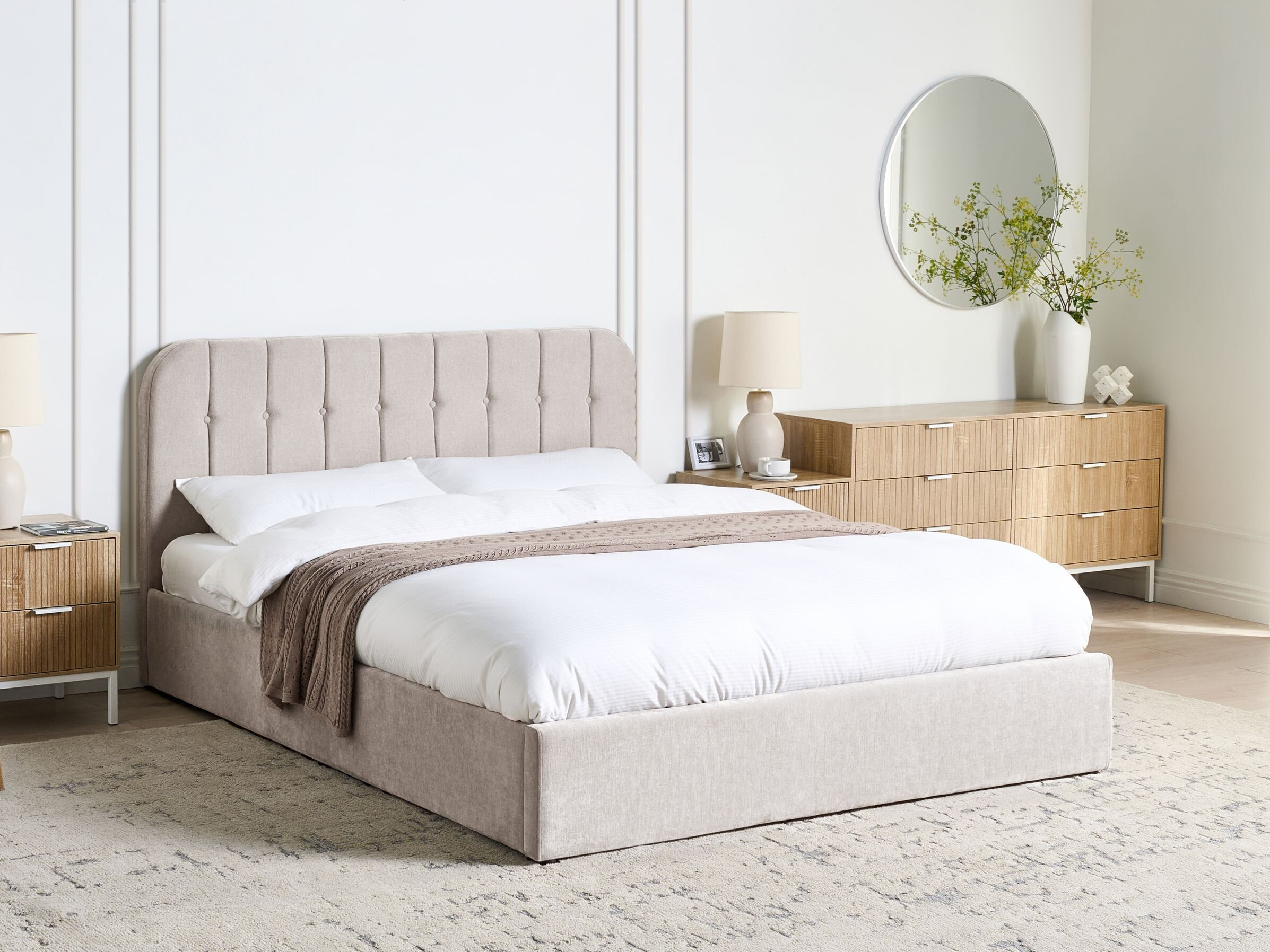 Rúm Berwyn 3092 (Beige)