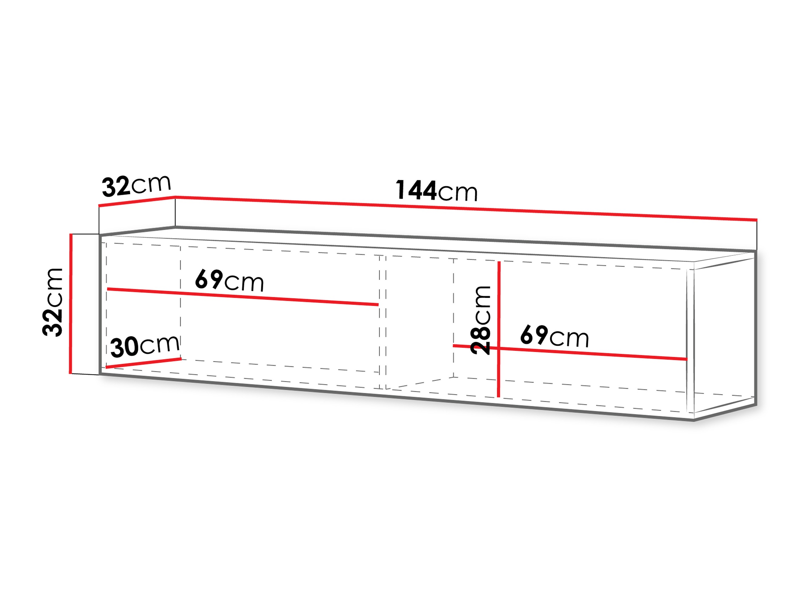 Sjónvarpsskápur Donos (Kasmír)
