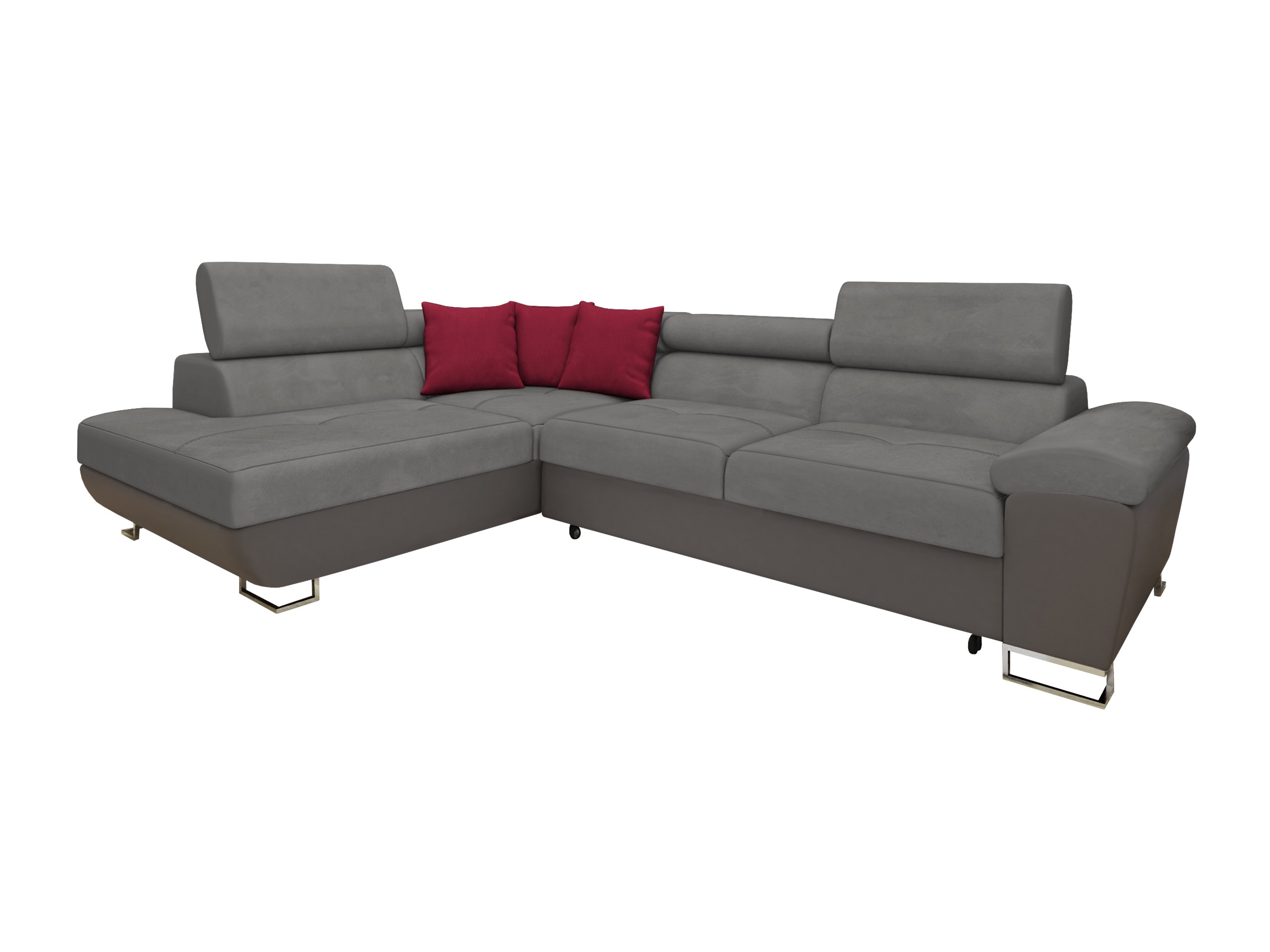 Horn­sófi Comfivo Ruta II (Soft 029 + Uttario Velvet 2971 + Kronos 02)