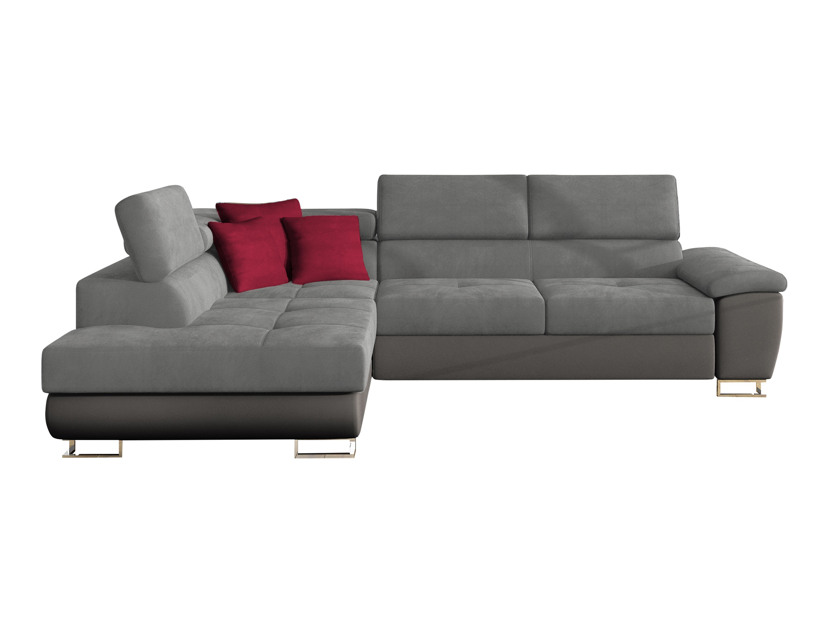 Horn­sófi Comfivo Ruta II (Soft 029 + Uttario Velvet 2971 + Kronos 02)