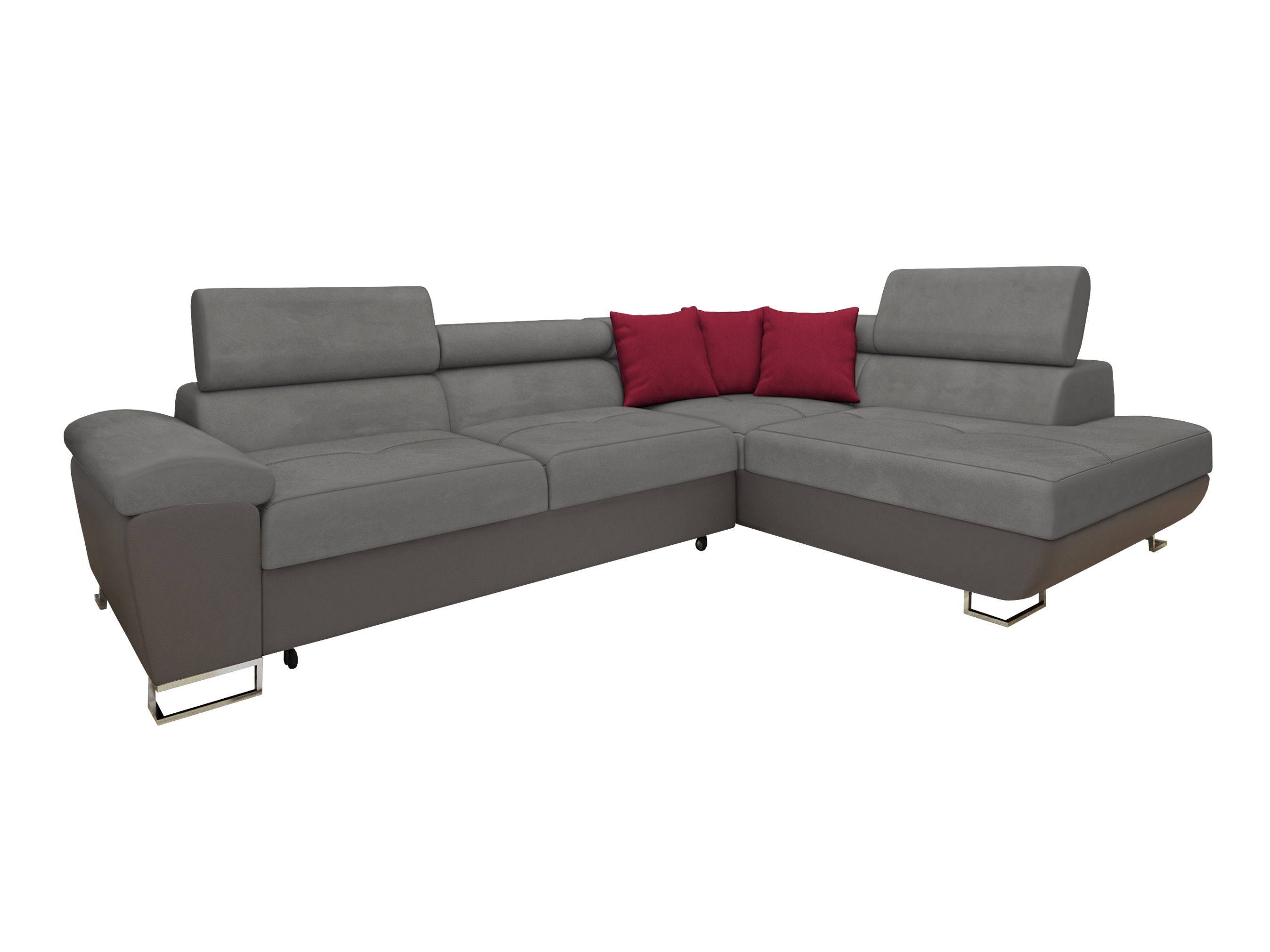 Horn­sófi Comfivo Ruta II (Soft 029 + Uttario Velvet 2971 + Kronos 02)