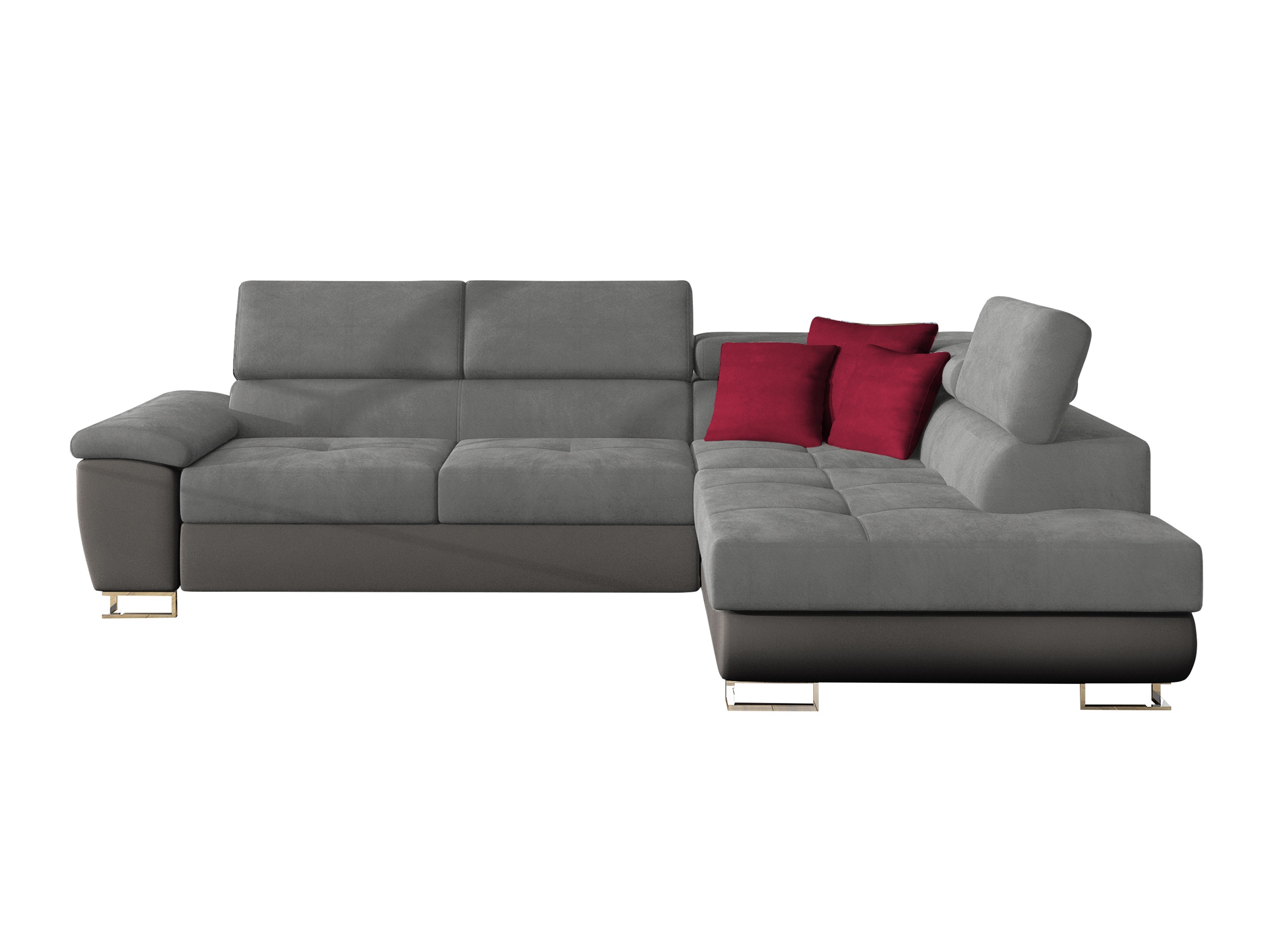 Horn­sófi Comfivo Ruta II (Soft 029 + Uttario Velvet 2971 + Kronos 02)