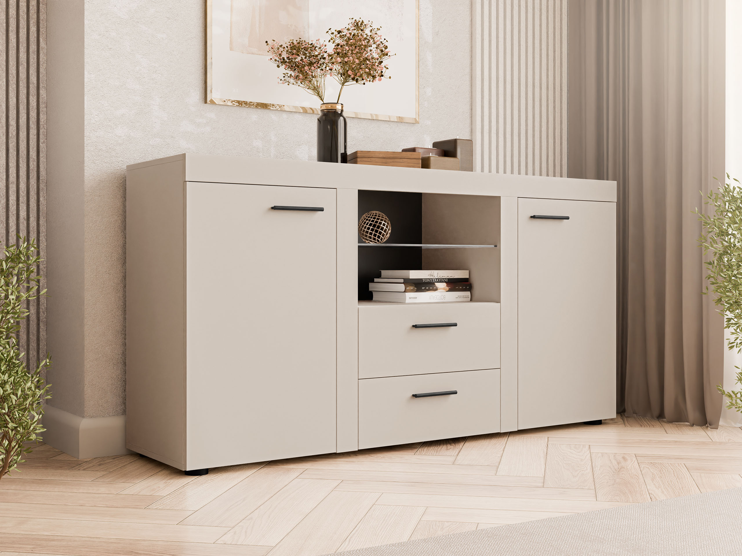 Kommóða Univio (Beige)