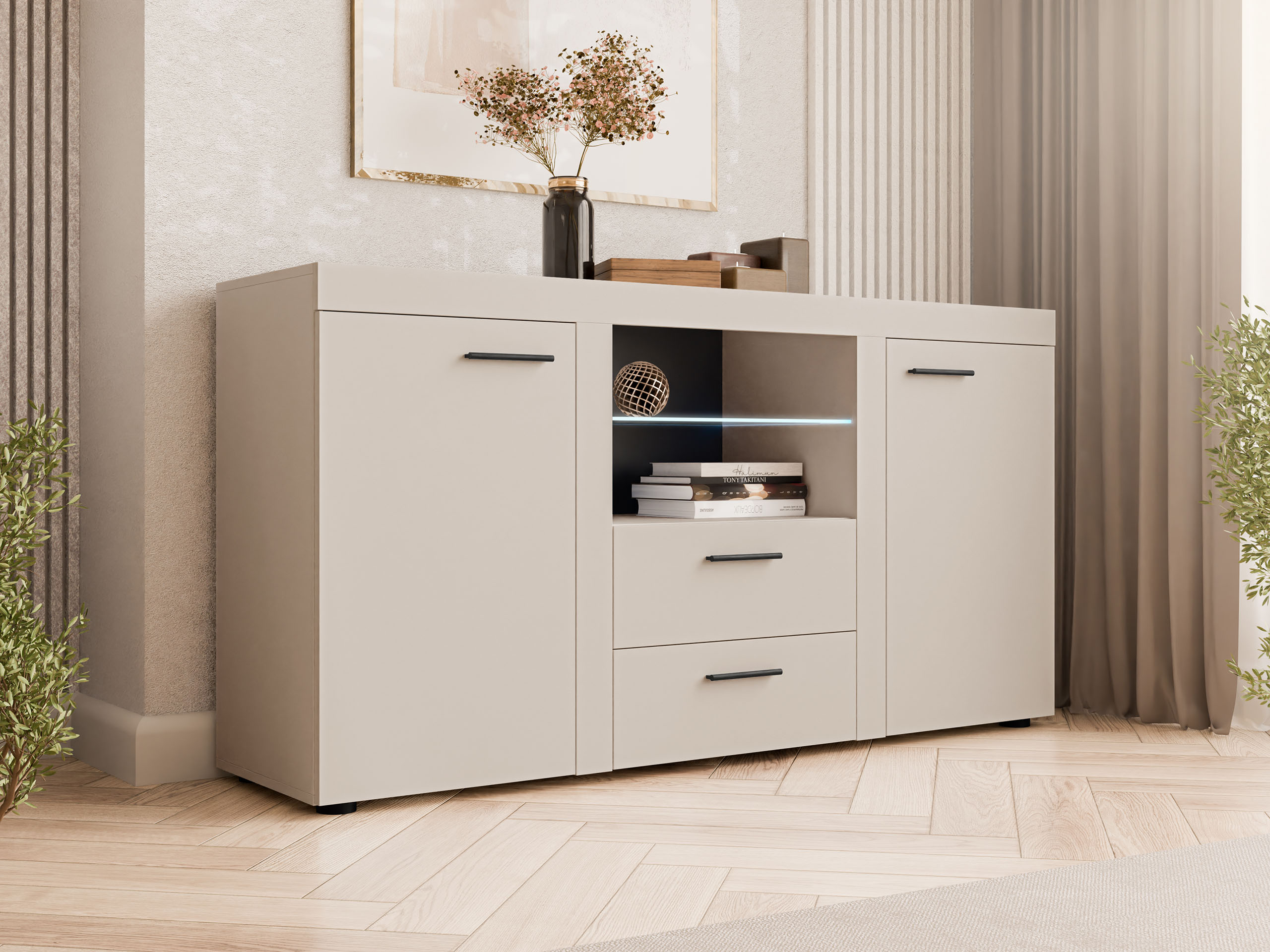 Kommóða Univio (Beige)