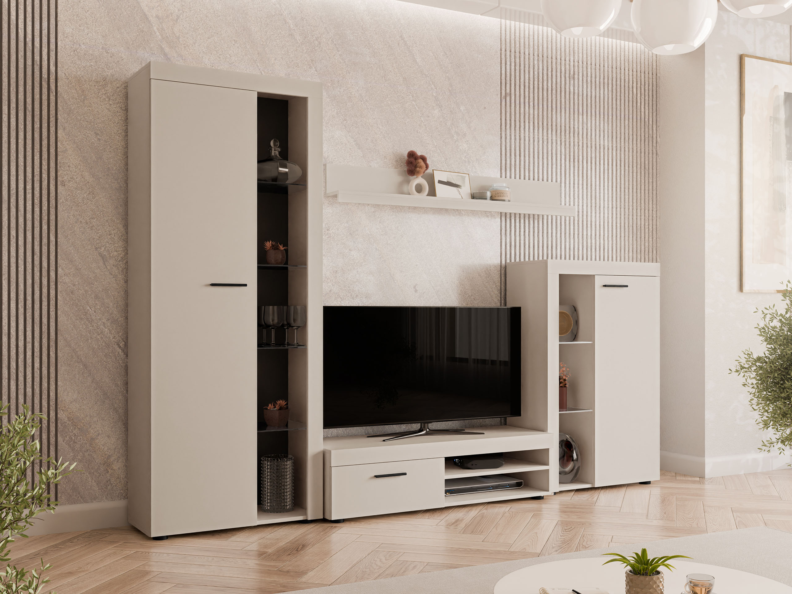 Stofusett Univio (Beige)