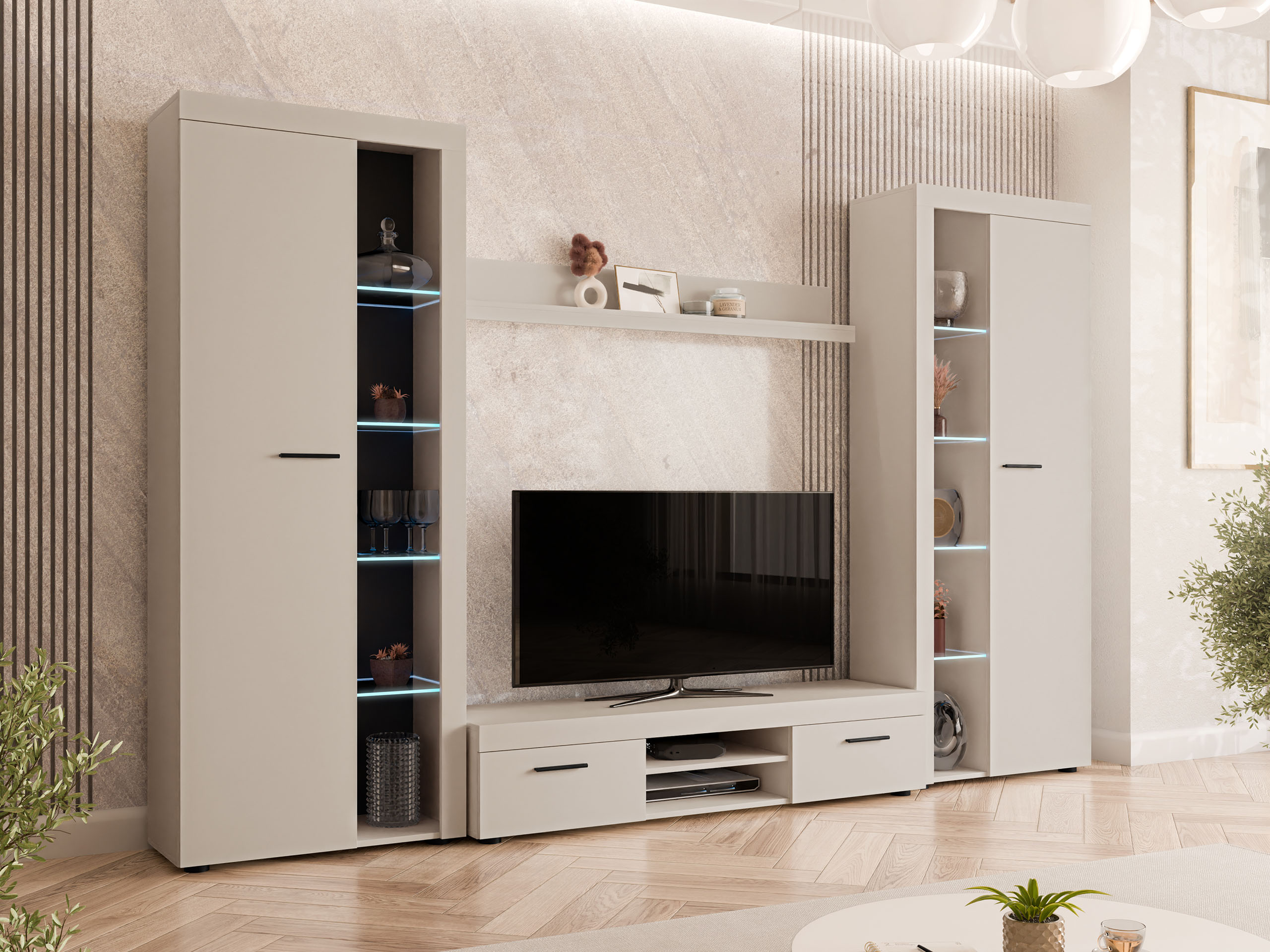 Stofusett Univio II (Beige)