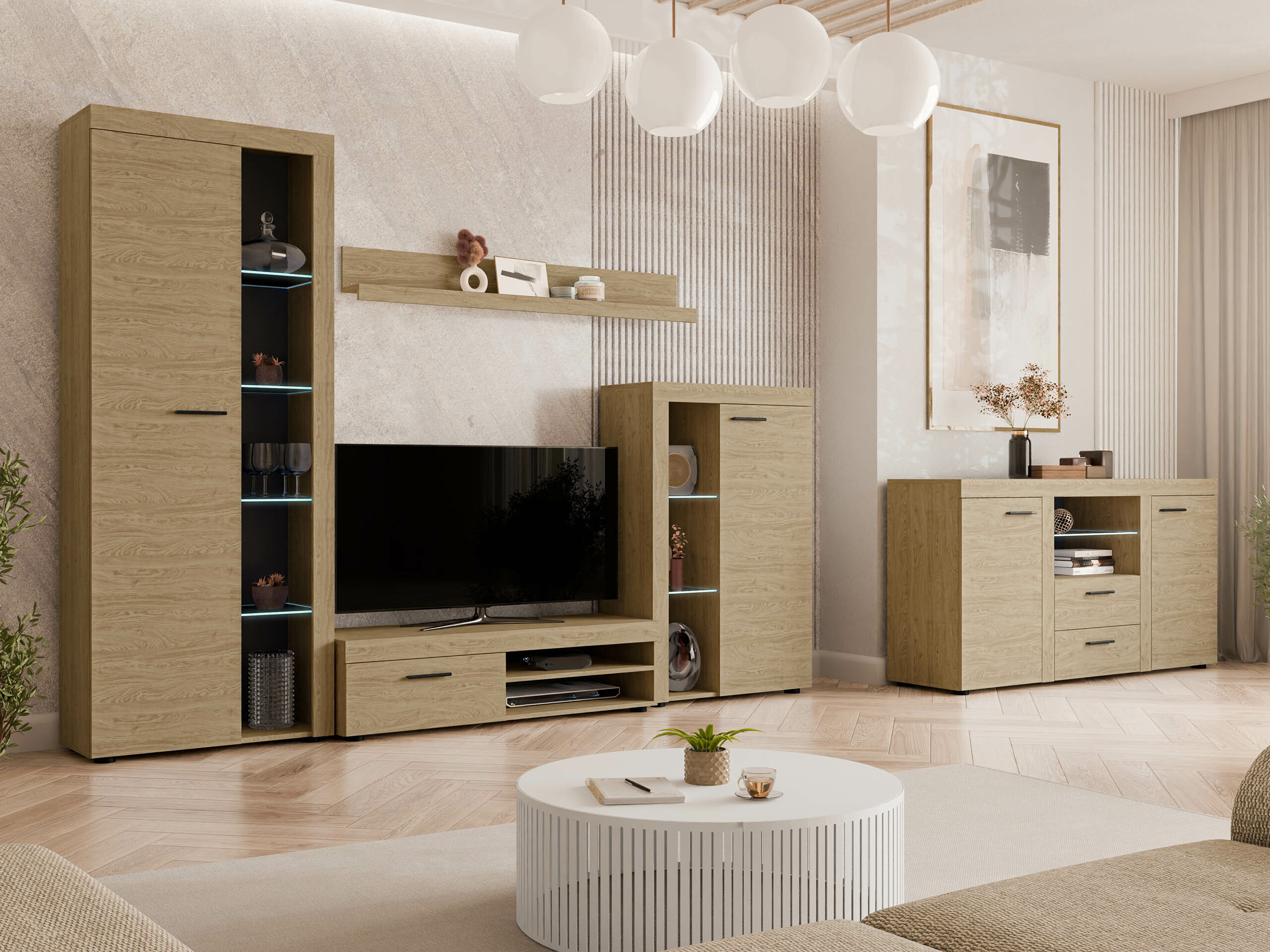 Stofusett Univio (Eik)