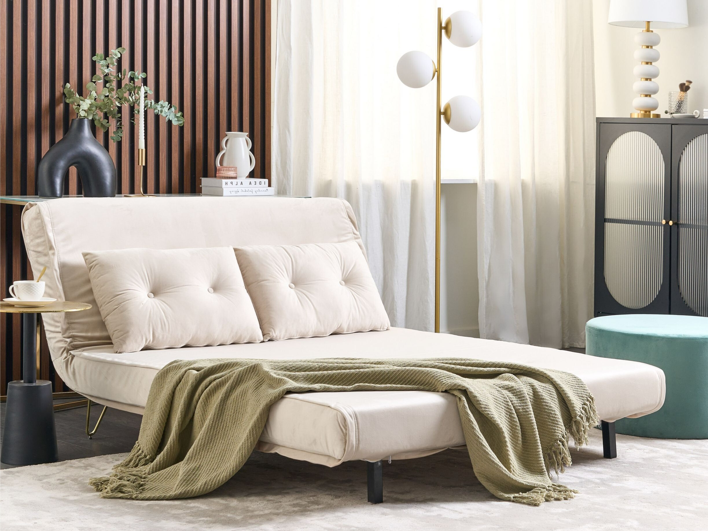 Bólstrað húsganasett Berwyn 3164 (Beige)