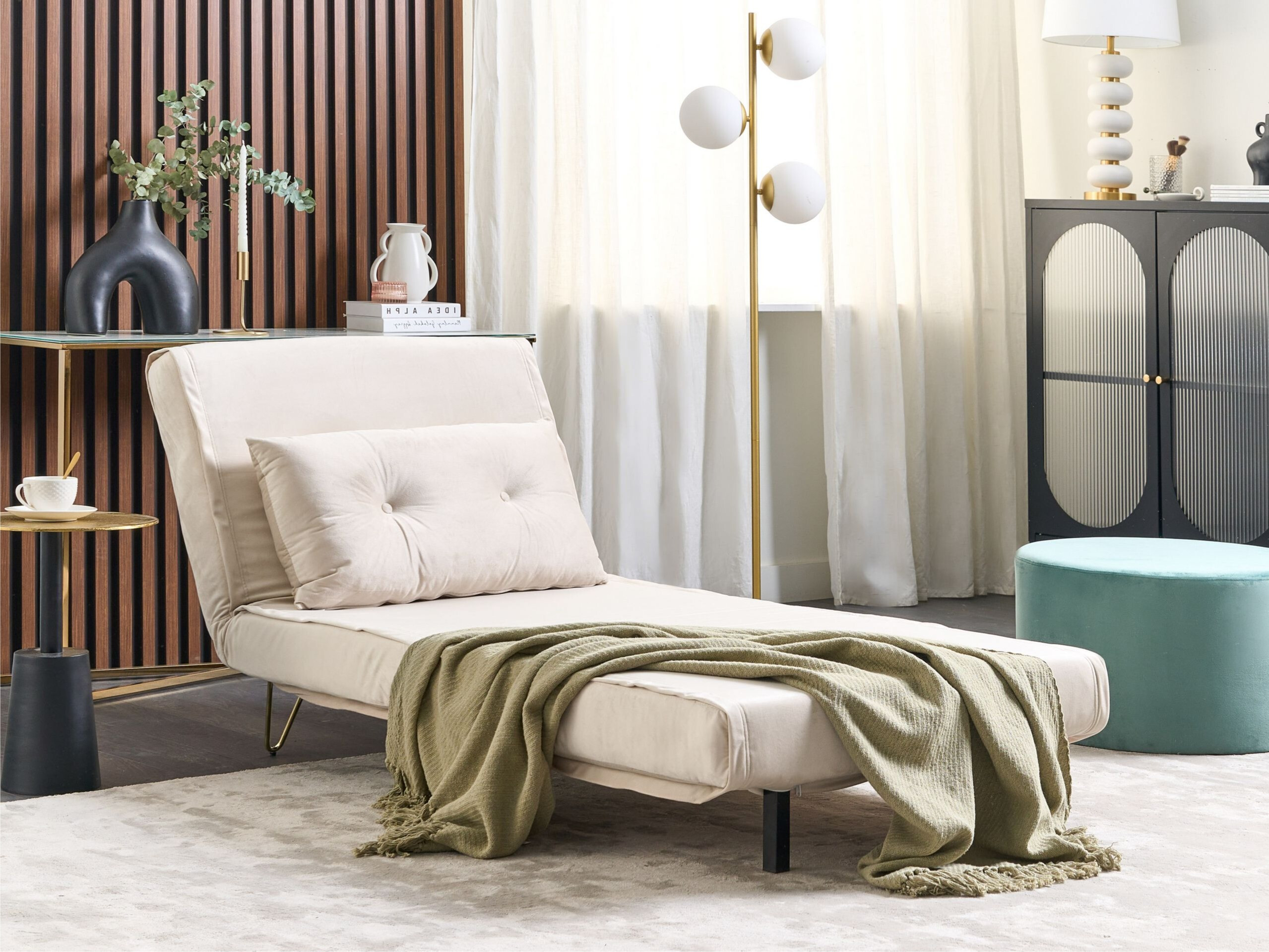 Bólstrað húsganasett Berwyn 3164 (Beige)