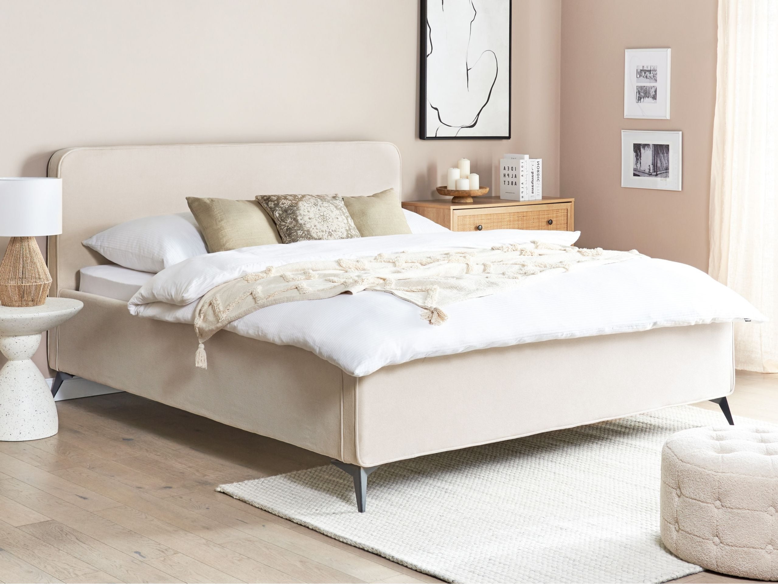 Rúm Berwyn 601 (Beige)