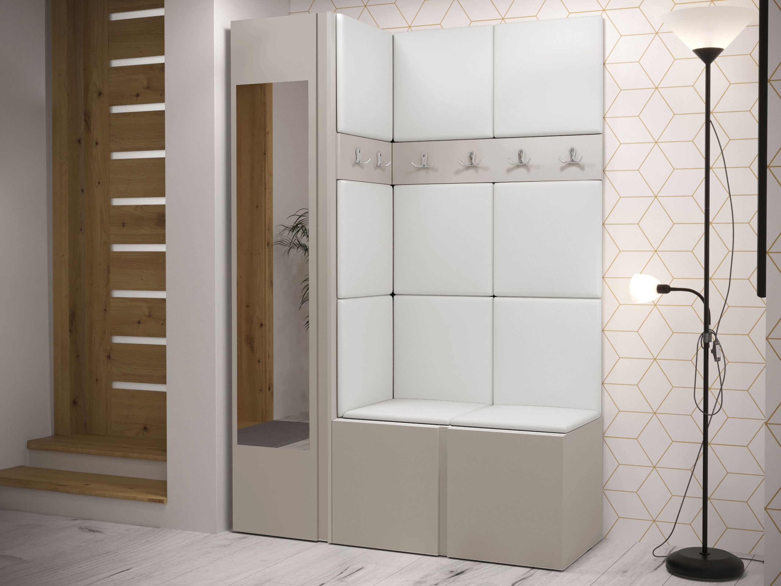 Forstofusett Hartford 277 (Mjúkt gervileður 017)