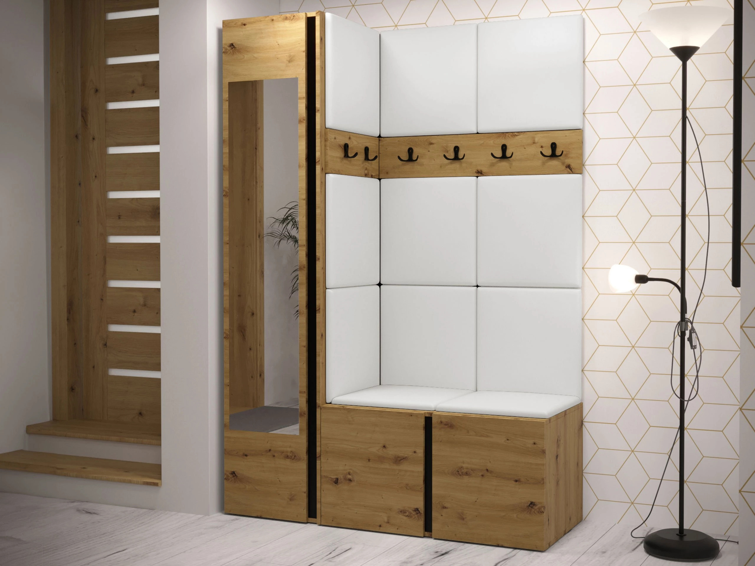Forstofusett Hartford 277 (Mjúkt gervileður 017)