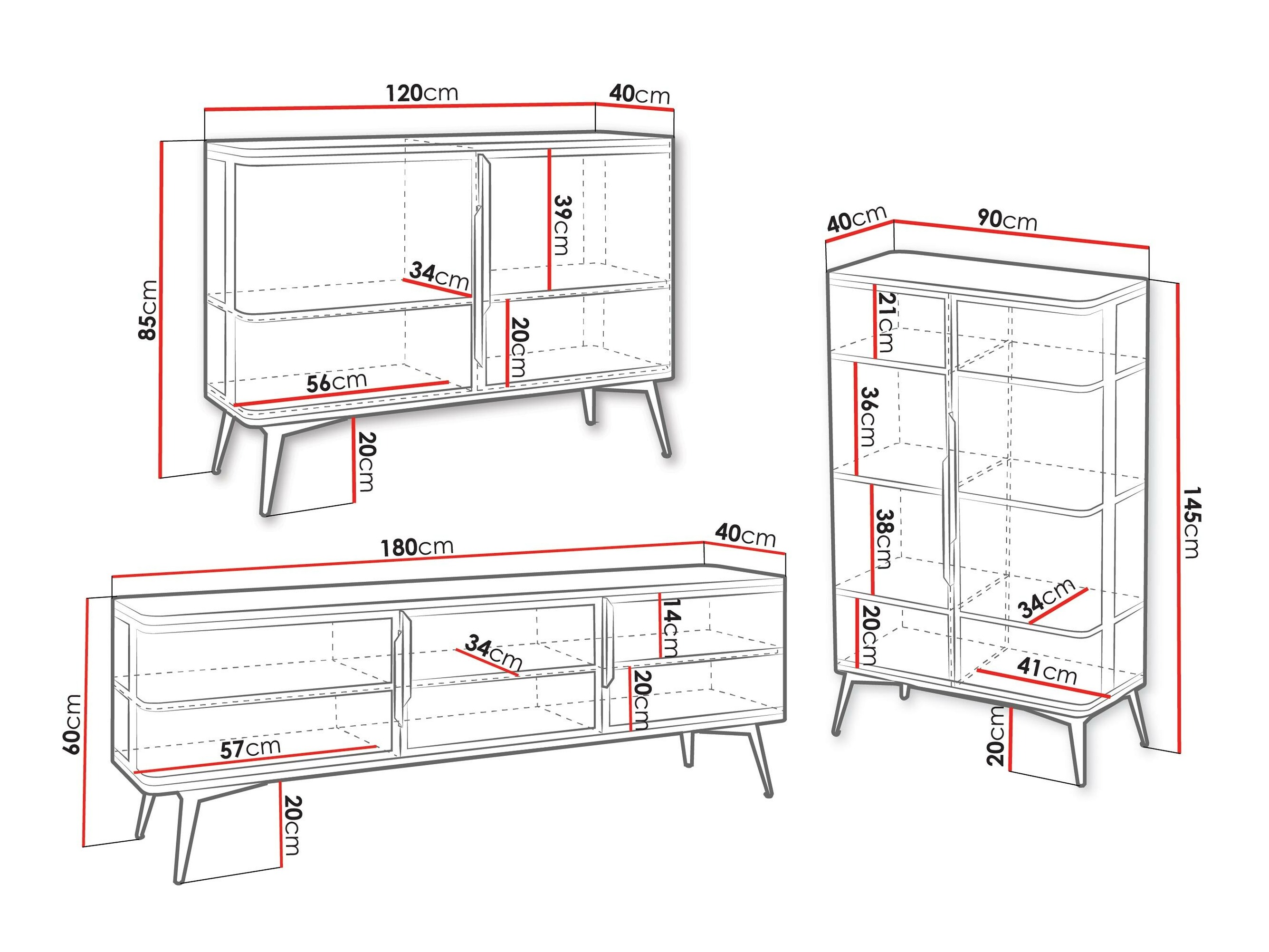 Stofusett Camfelo 104 (Svartur)
