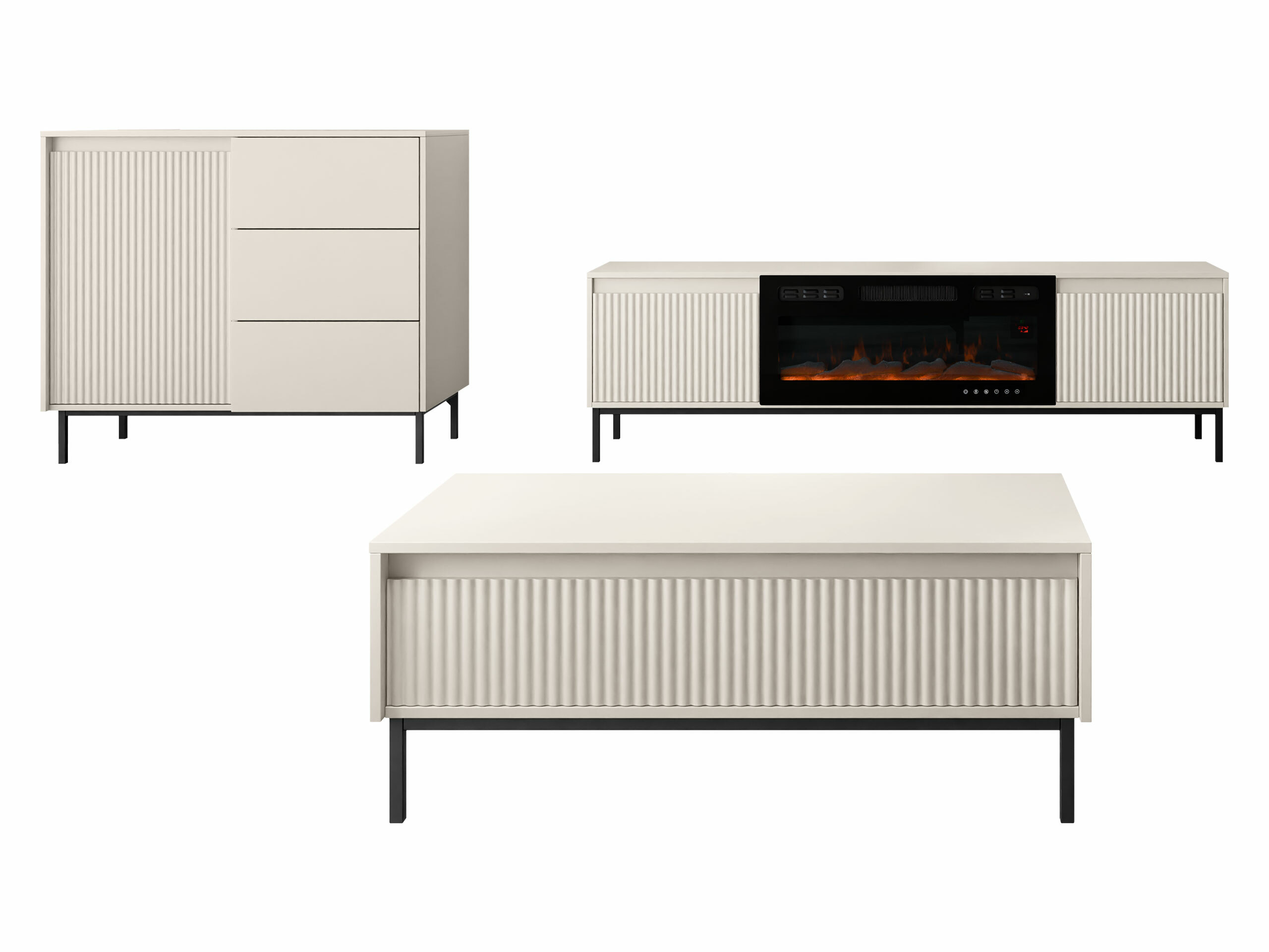 Stofusett Comfivo Delruva IV (Kasmír)