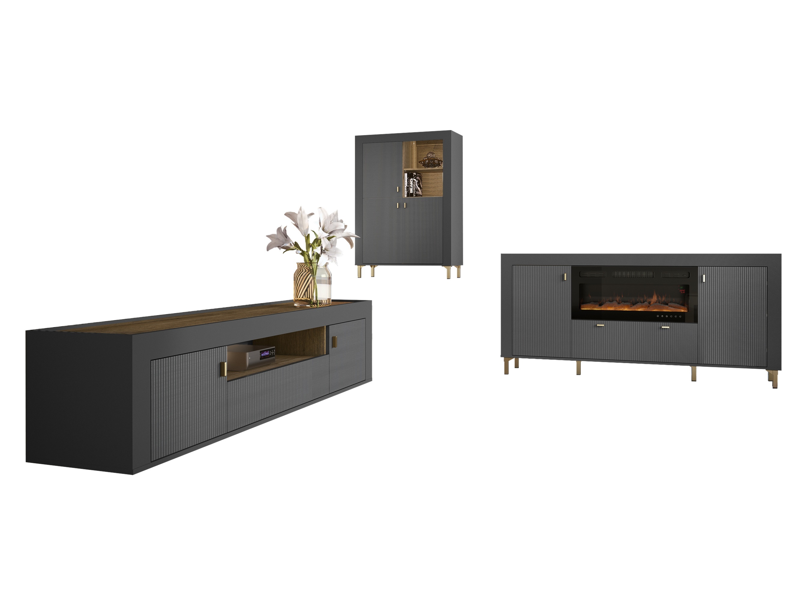 Stofusett Mormavu 115 (Matt svart)